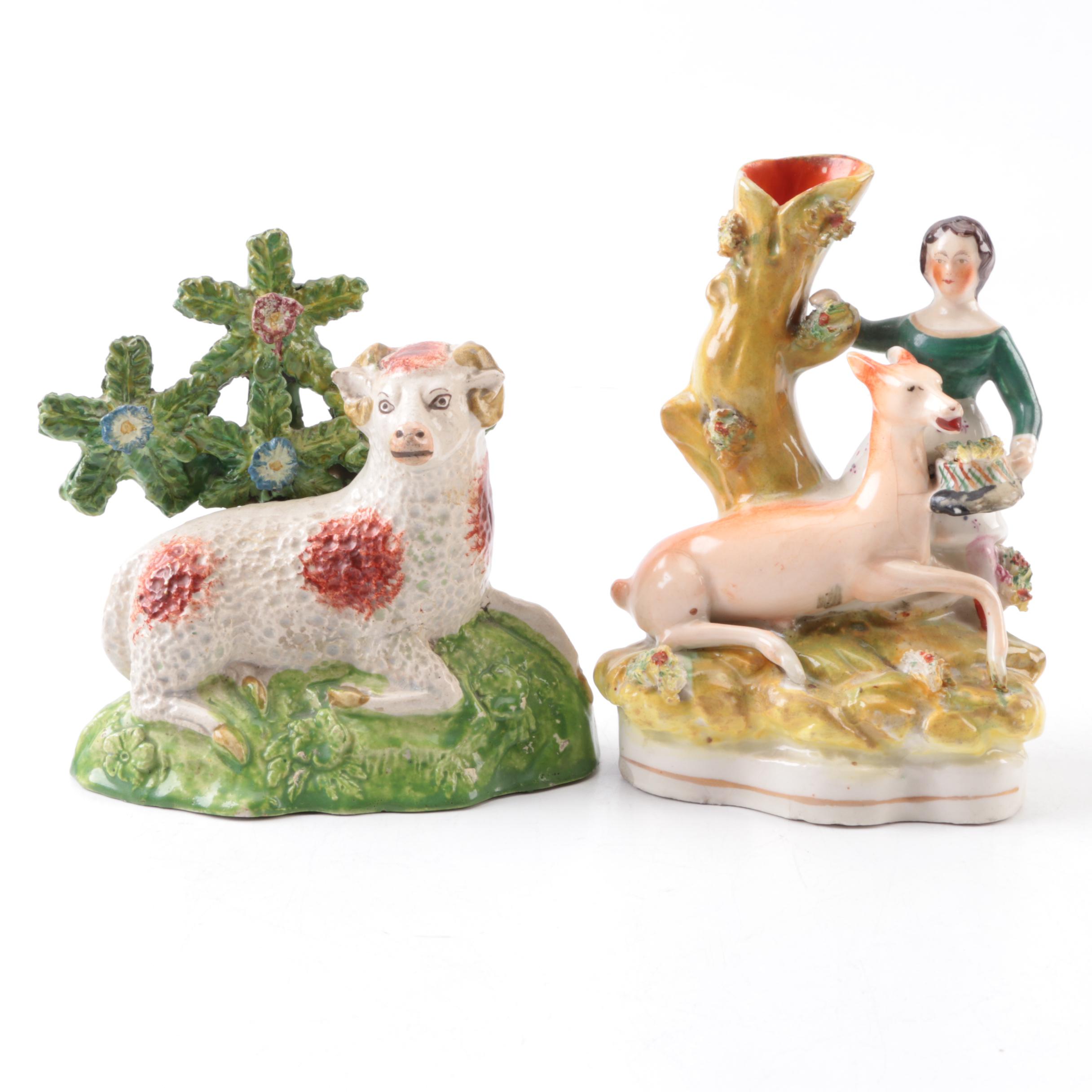 Staffordshire Style Pastoral Figurines