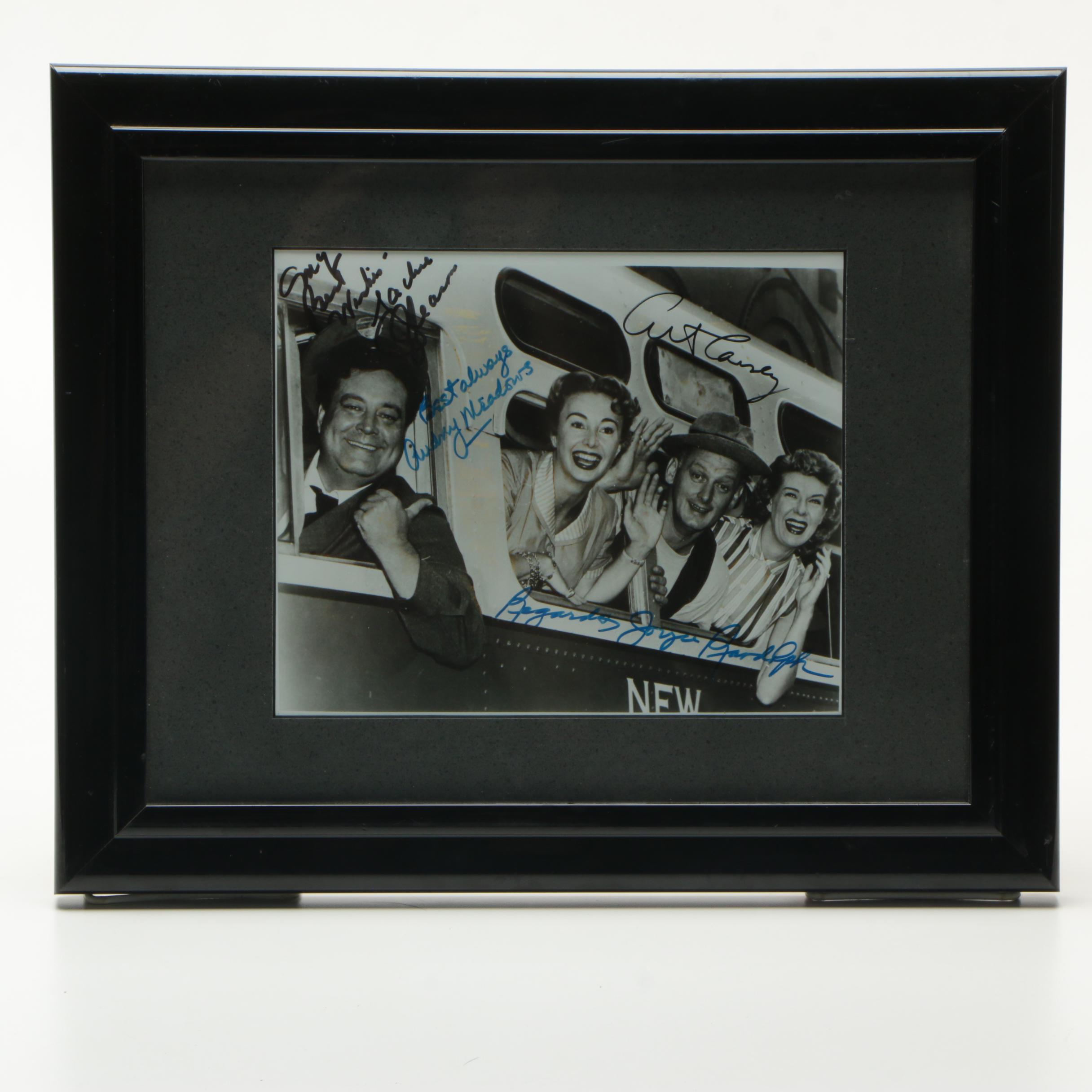 Autographed Photograph of "The Honeymooners" Cast