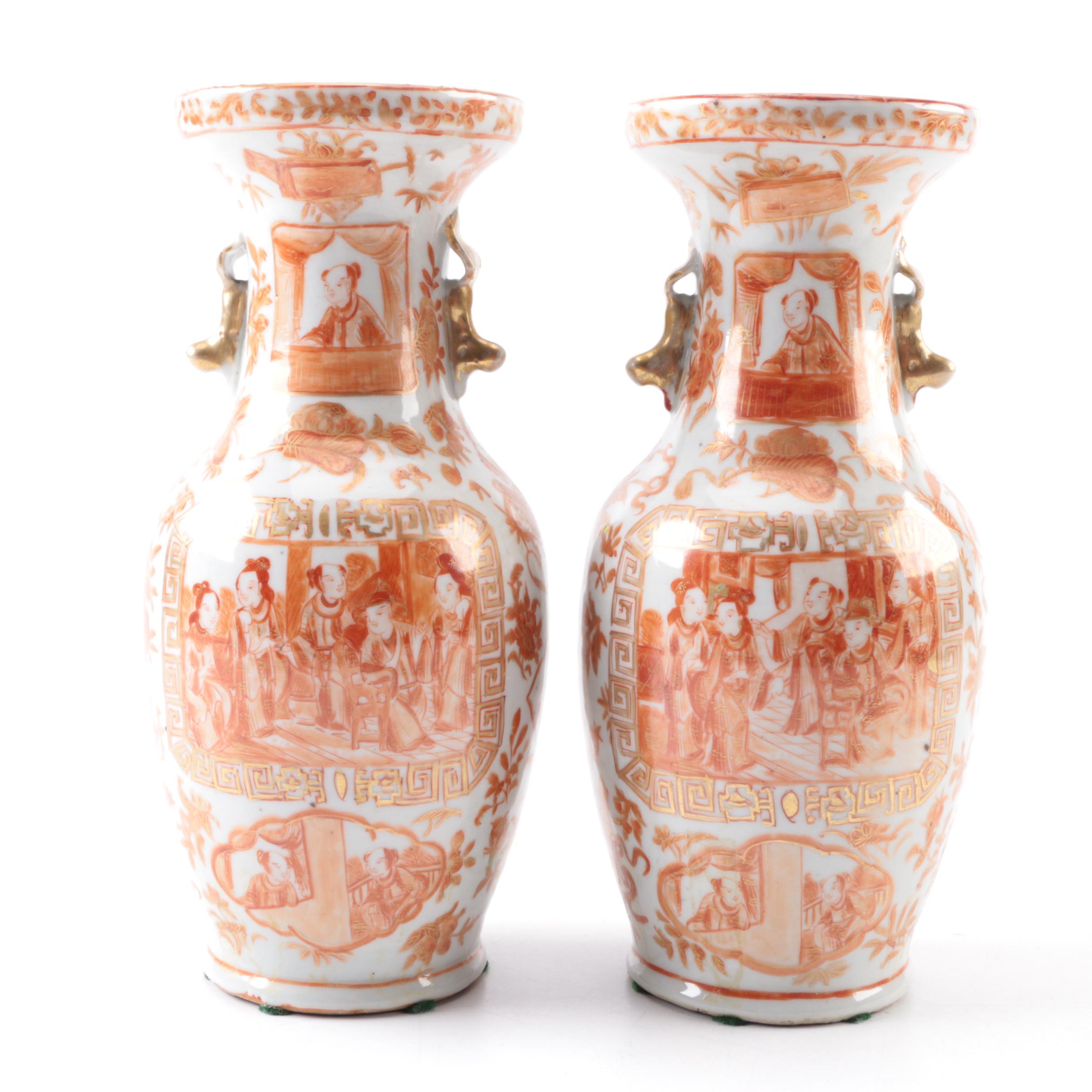 Chinese Hand-Painted Vases
