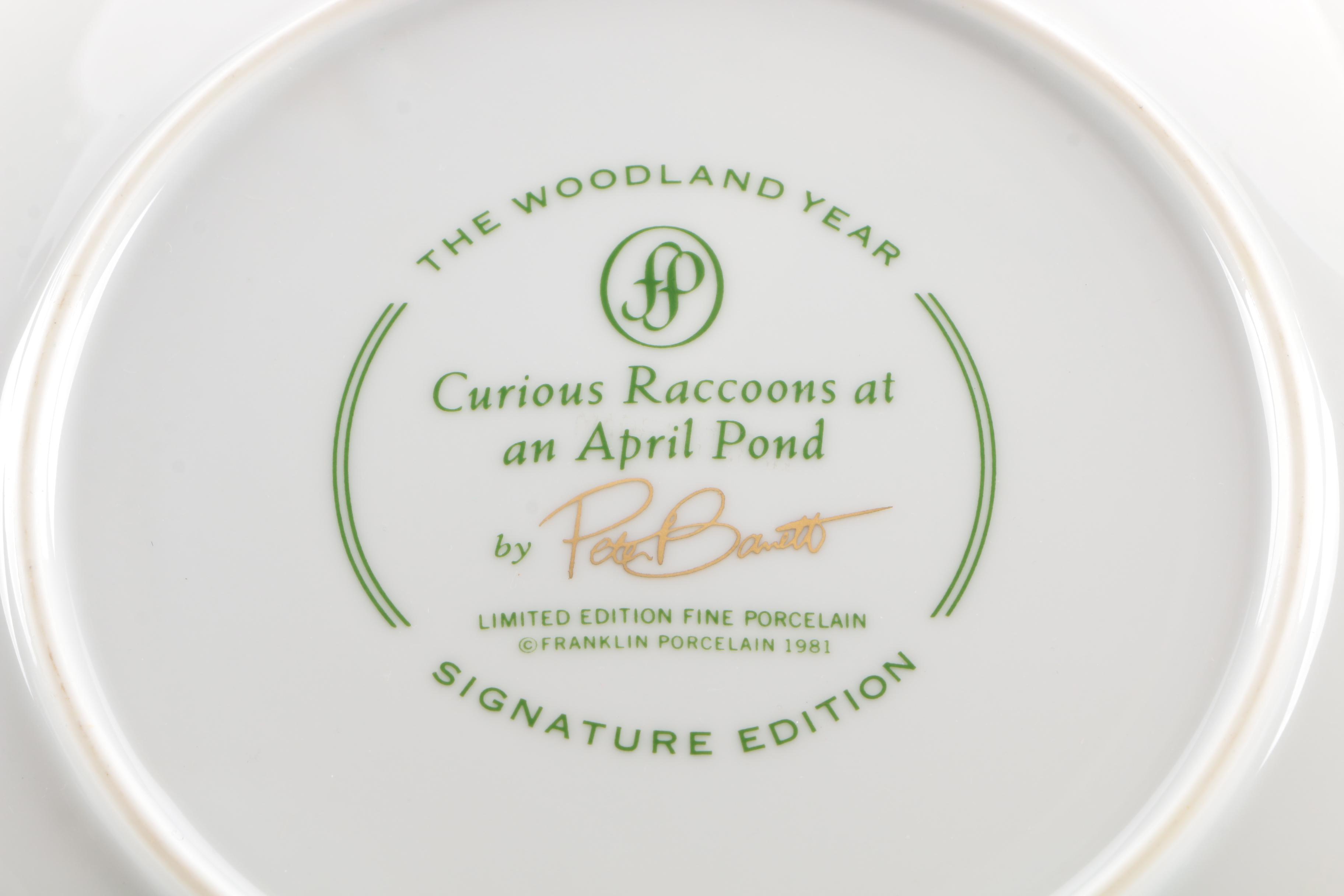 Franklin Porcelain Limited Edition Plates