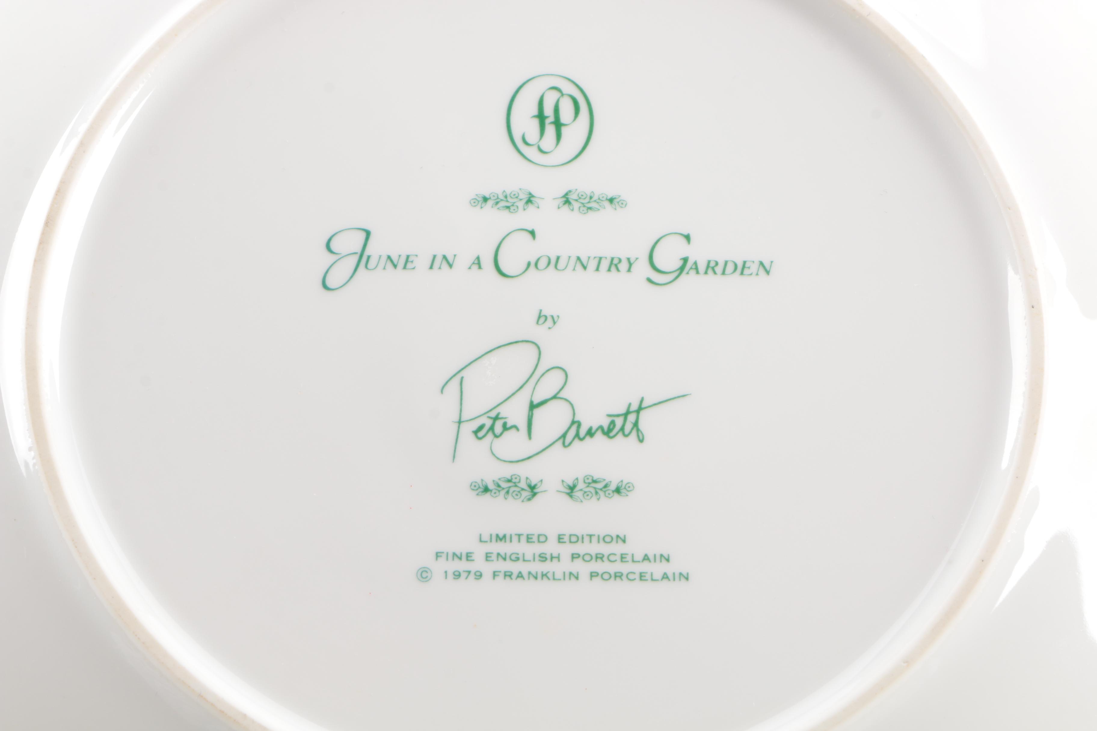 Franklin Porcelain Limited Edition Plates