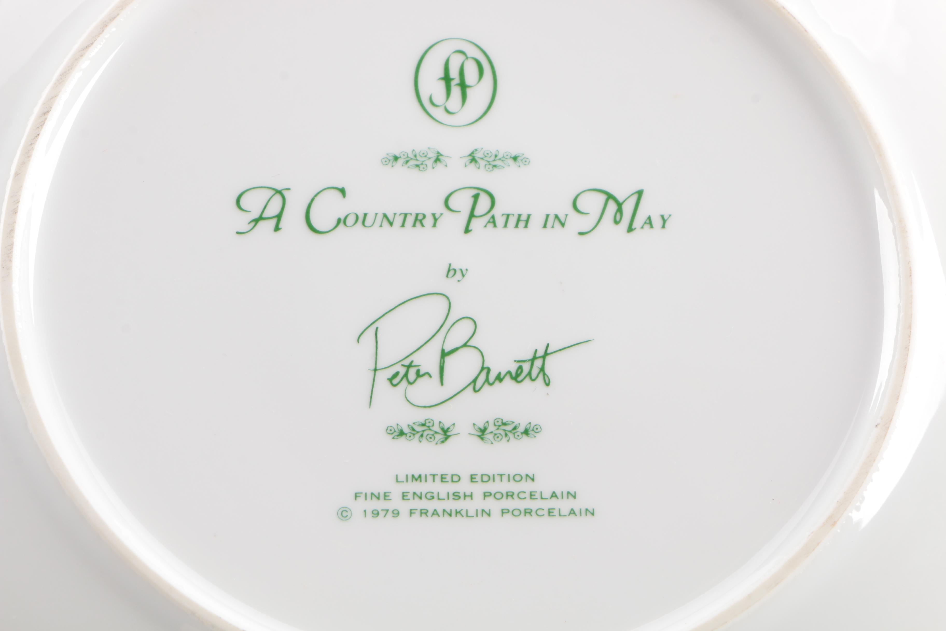 Franklin Porcelain Limited Edition Plates