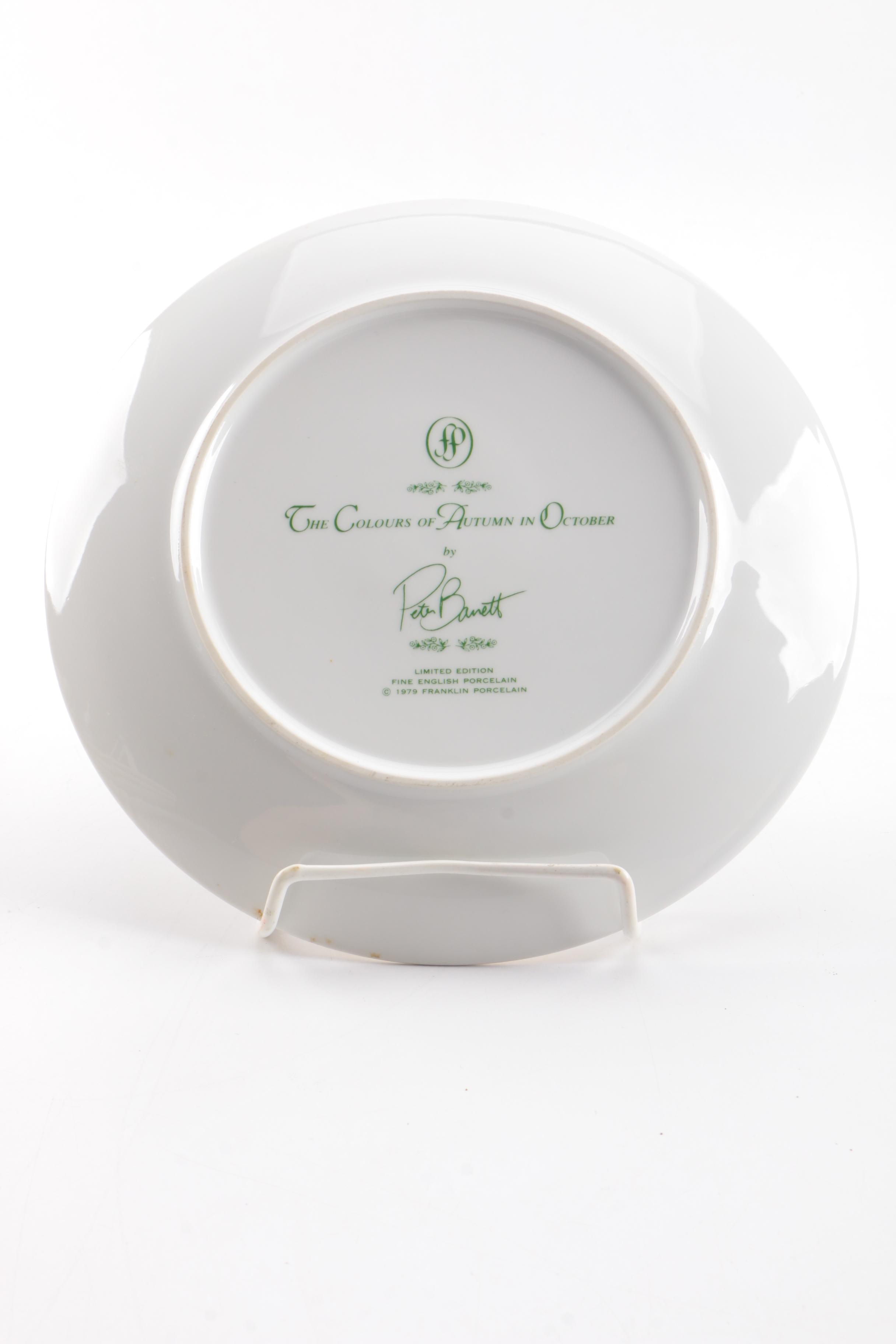 Franklin Porcelain Limited Edition Plates