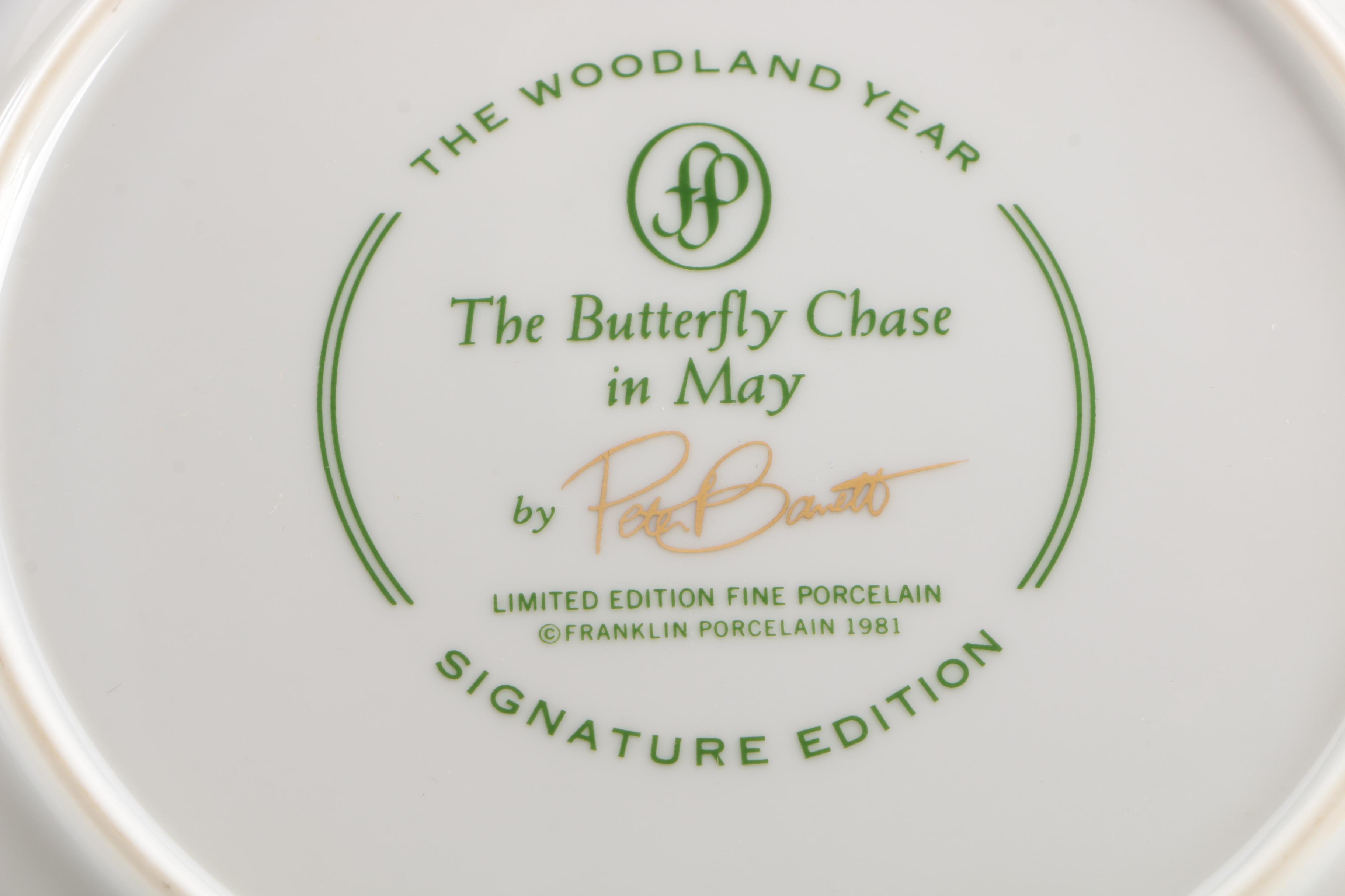 Franklin Porcelain Limited Edition Plates