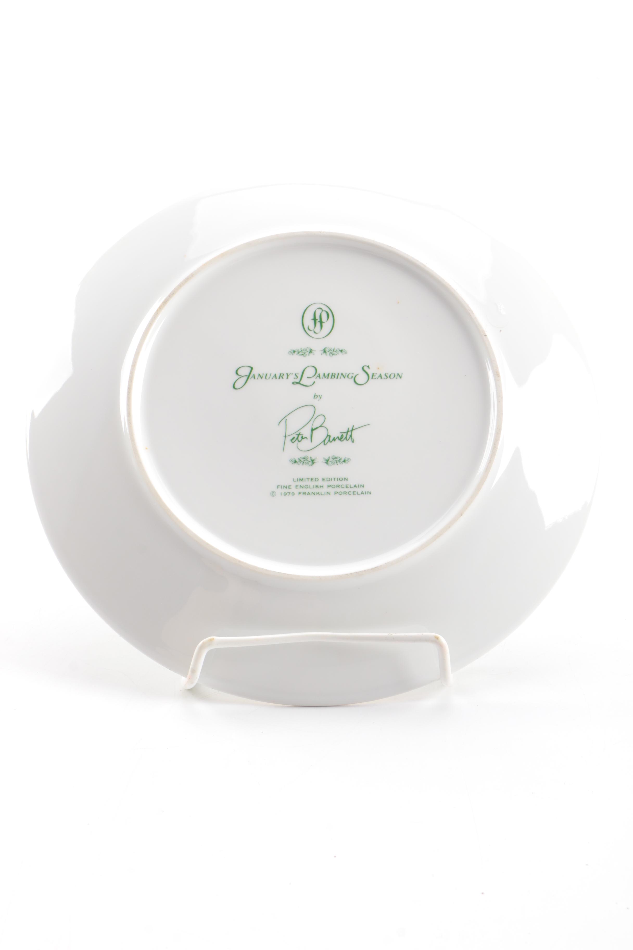 Franklin Porcelain Limited Edition Plates