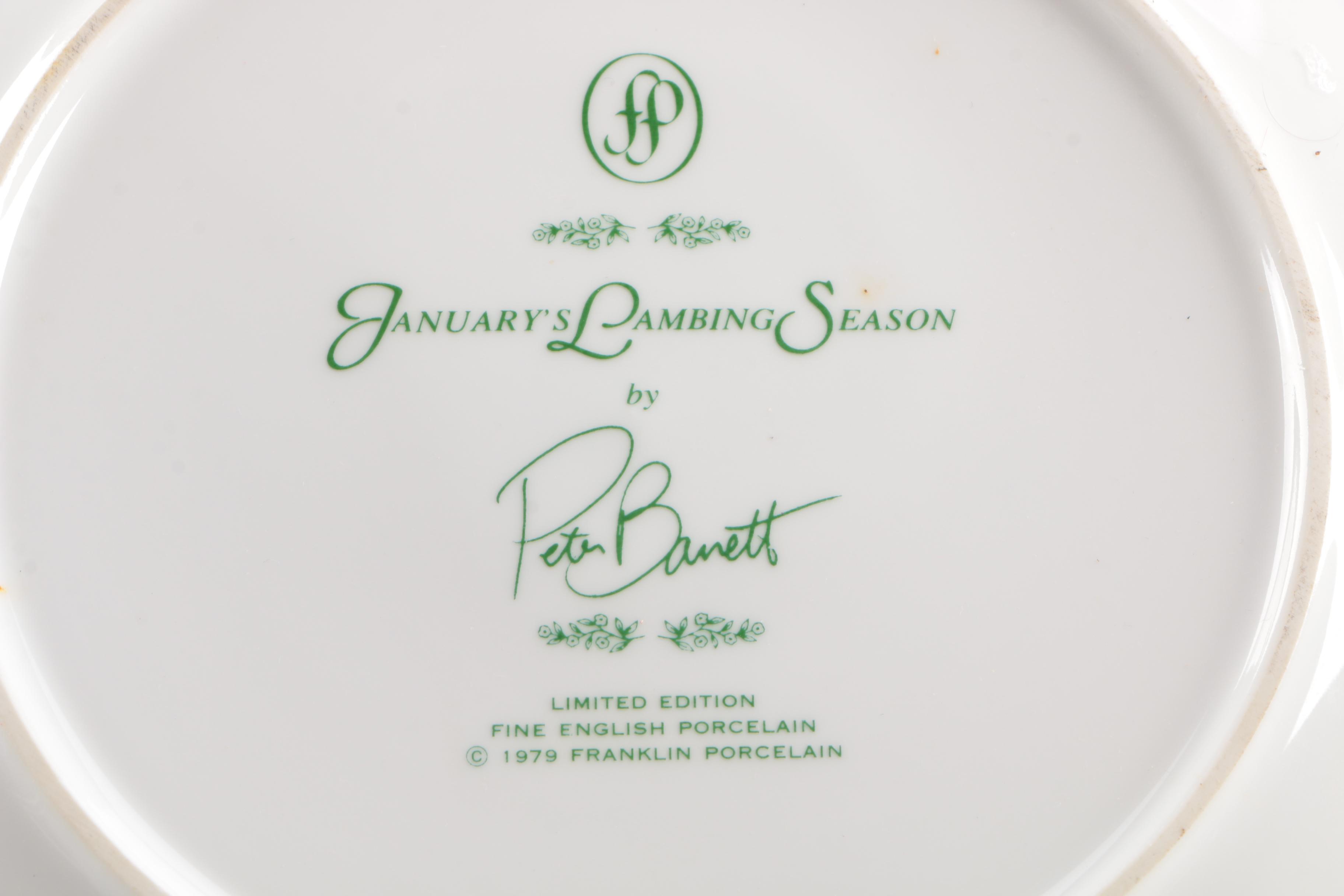 Franklin Porcelain Limited Edition Plates