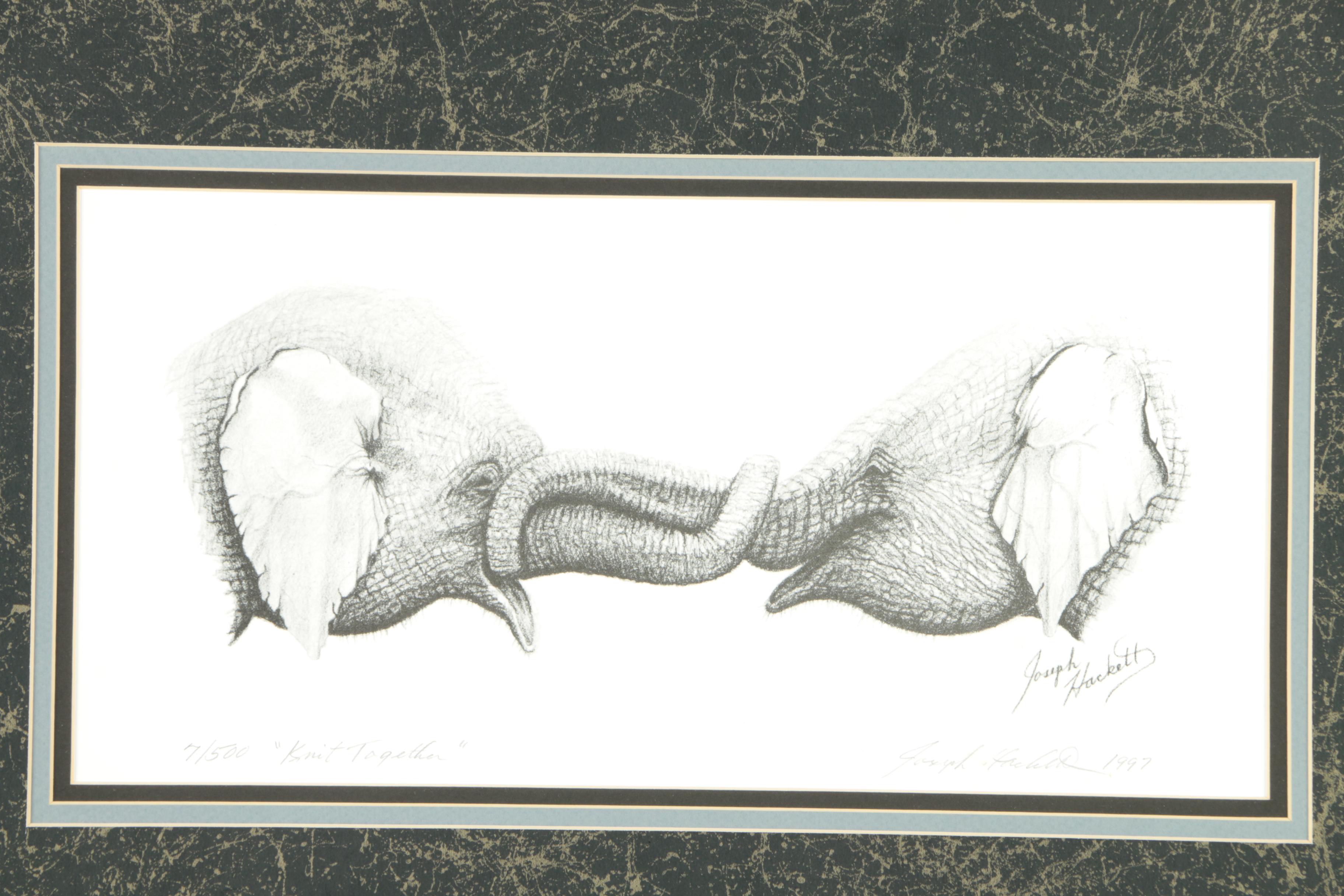 Joseph Hackett Limited Edition Offset Lithograph "Knit Together"