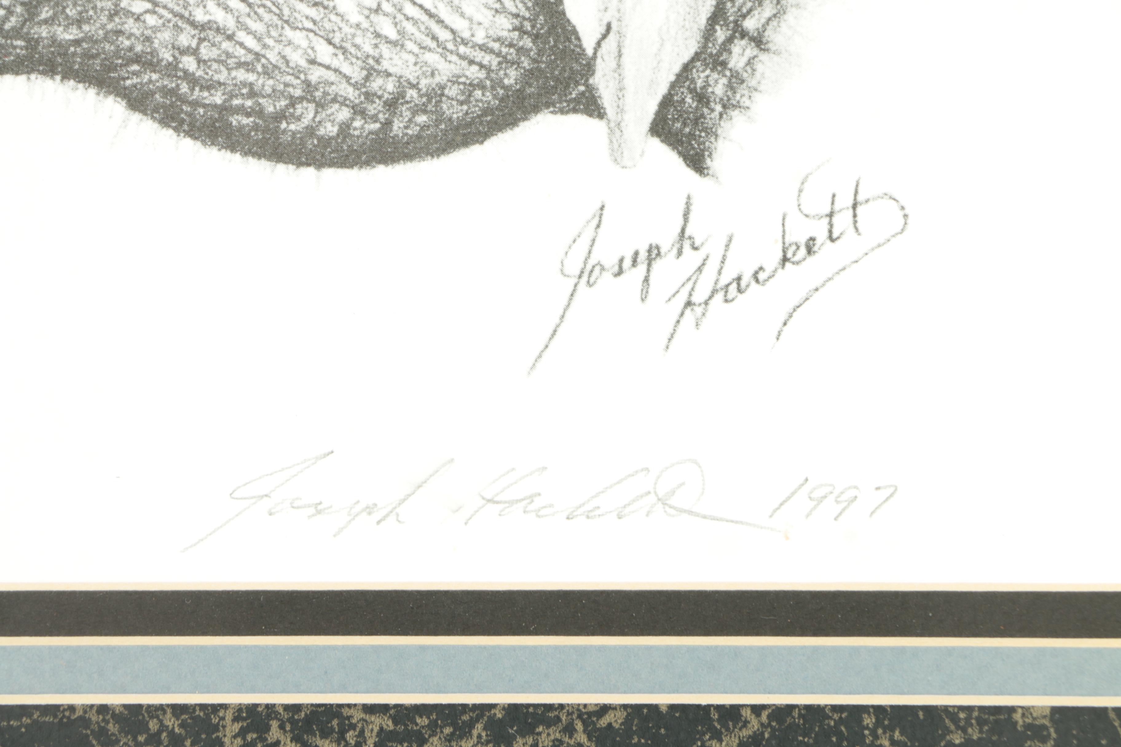 Joseph Hackett Limited Edition Offset Lithograph "Knit Together"