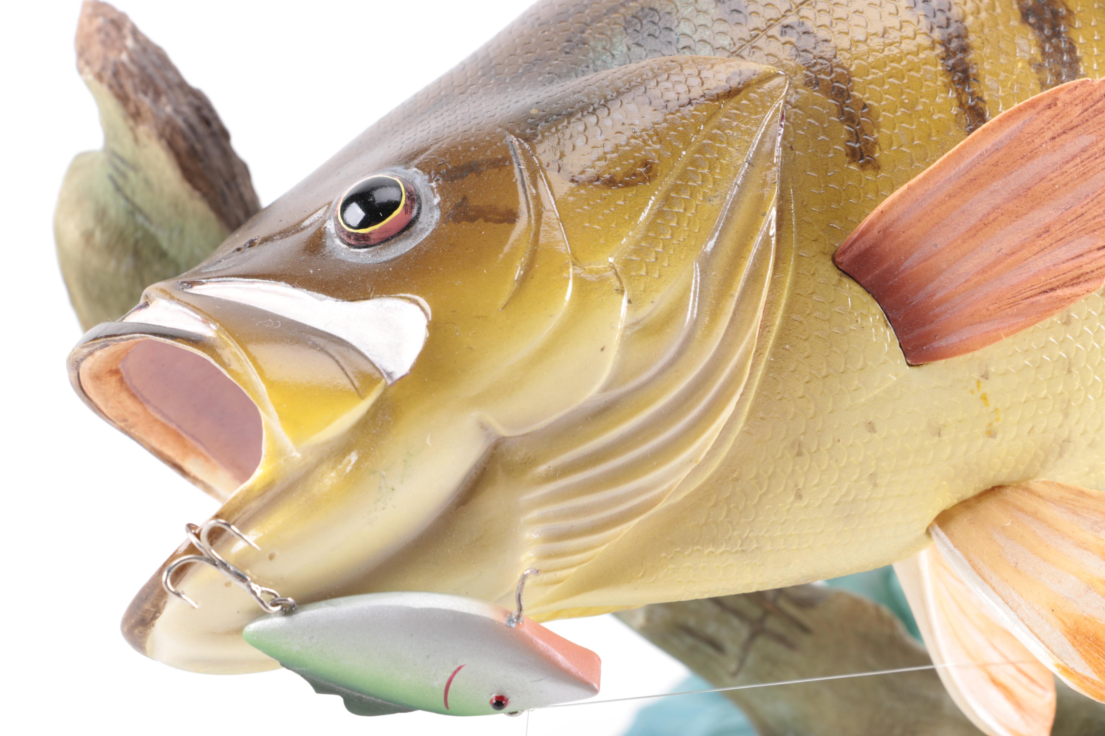 "Smallmouth Majesty" Sculpture by Wade Dawson Wildlife