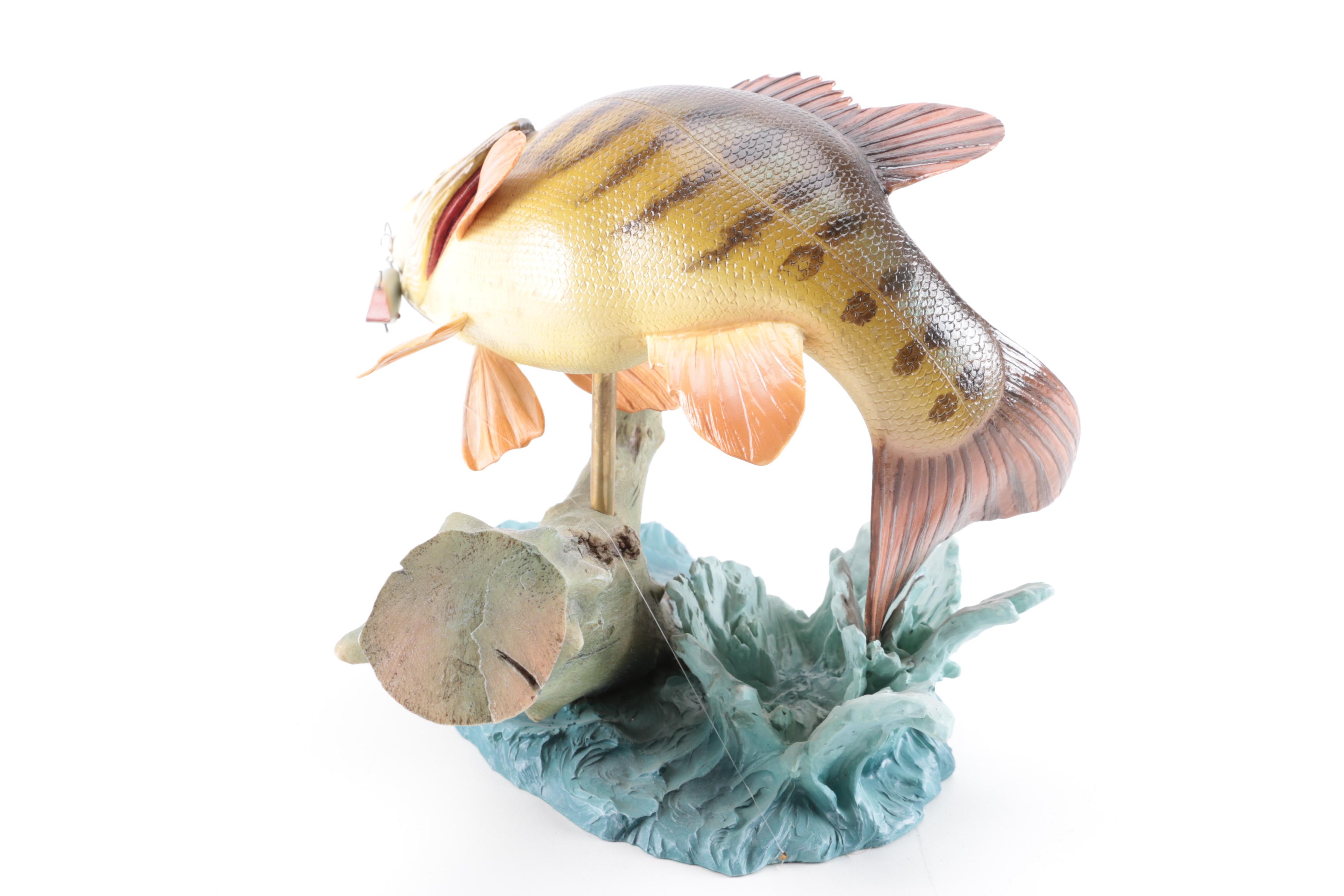 "Smallmouth Majesty" Sculpture by Wade Dawson Wildlife