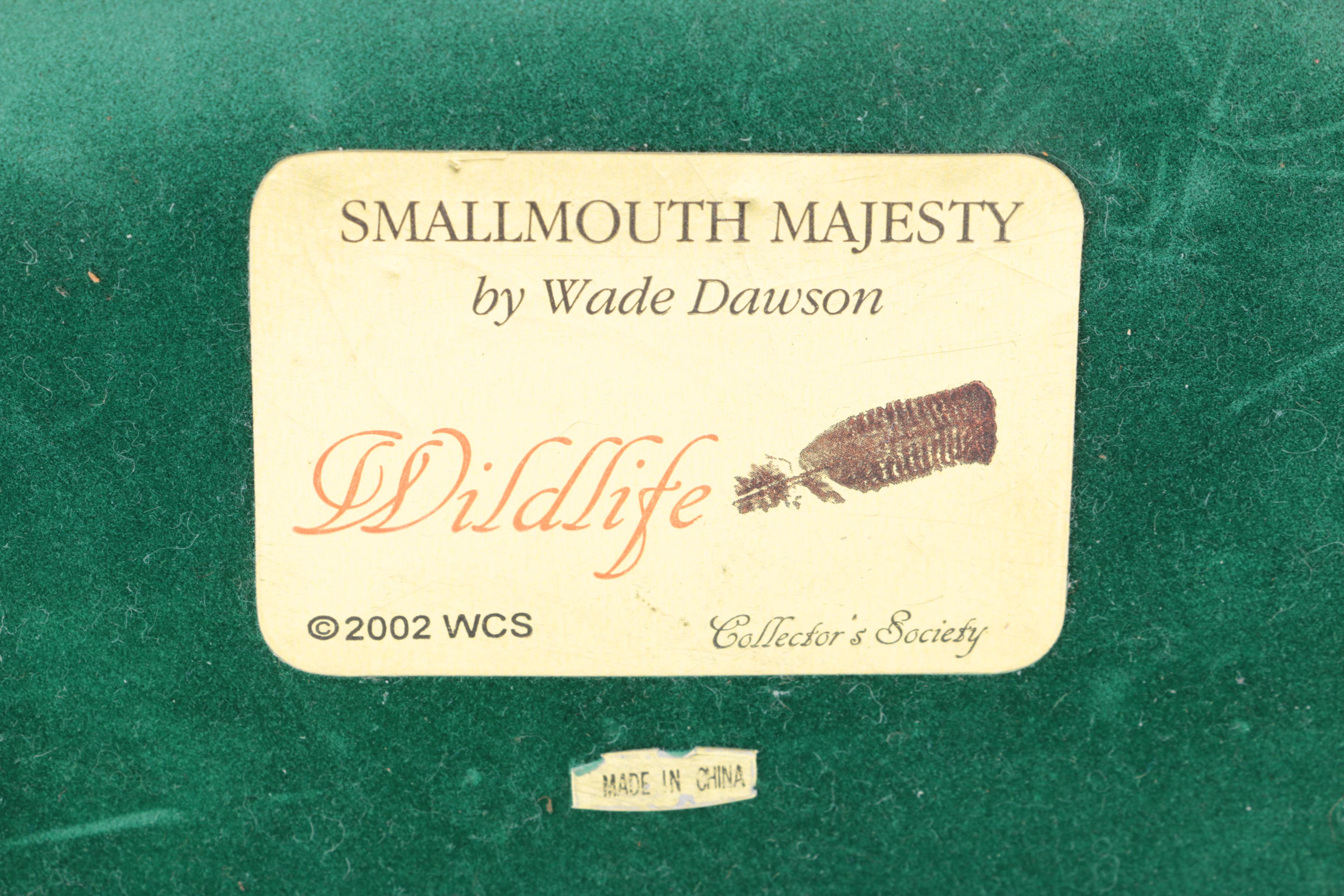 "Smallmouth Majesty" Sculpture by Wade Dawson Wildlife