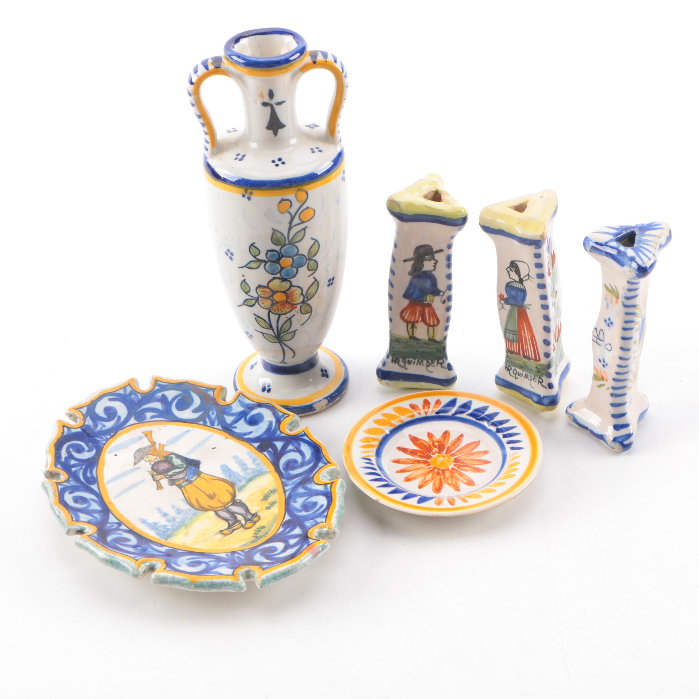 Collection of Henriot Quimper Faïence Kitchenware and Decor