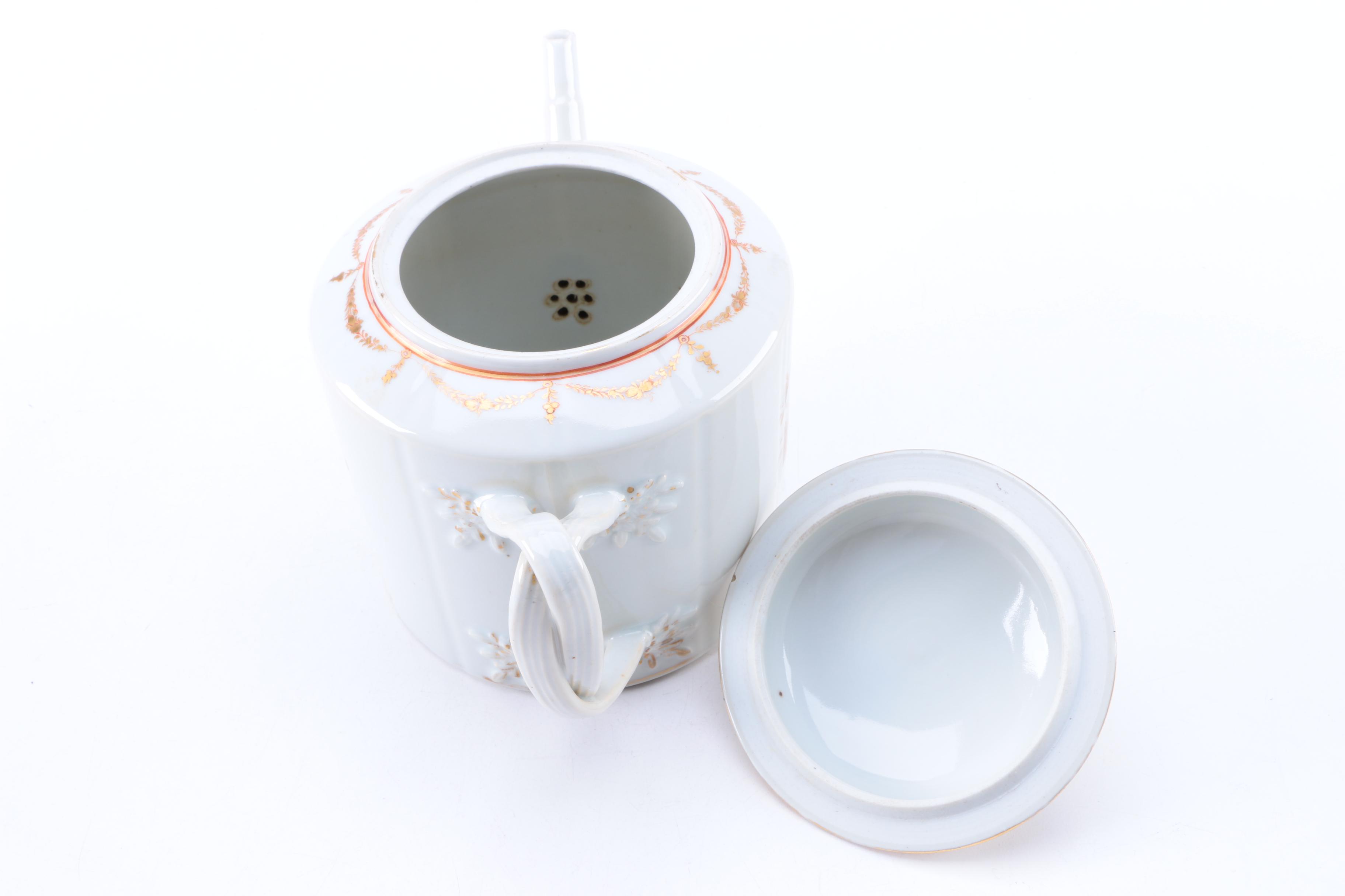 Antique Hand-Painted Porcelain Tableware