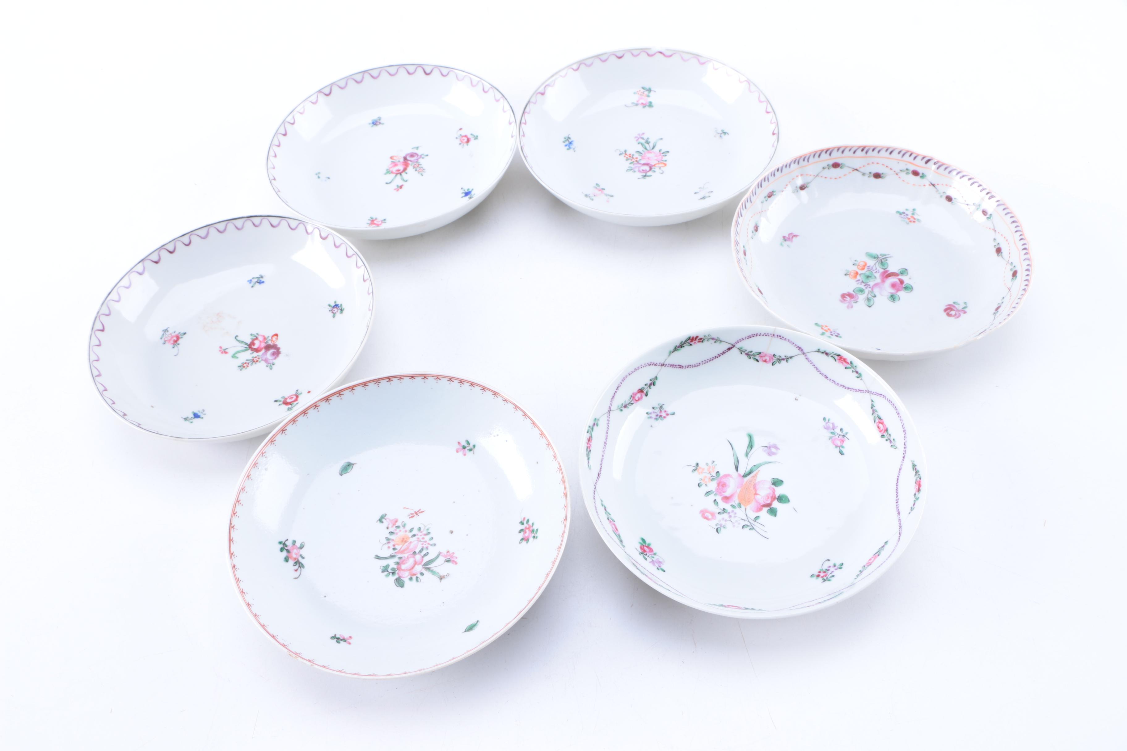 Antique Hand-Painted Porcelain Tableware