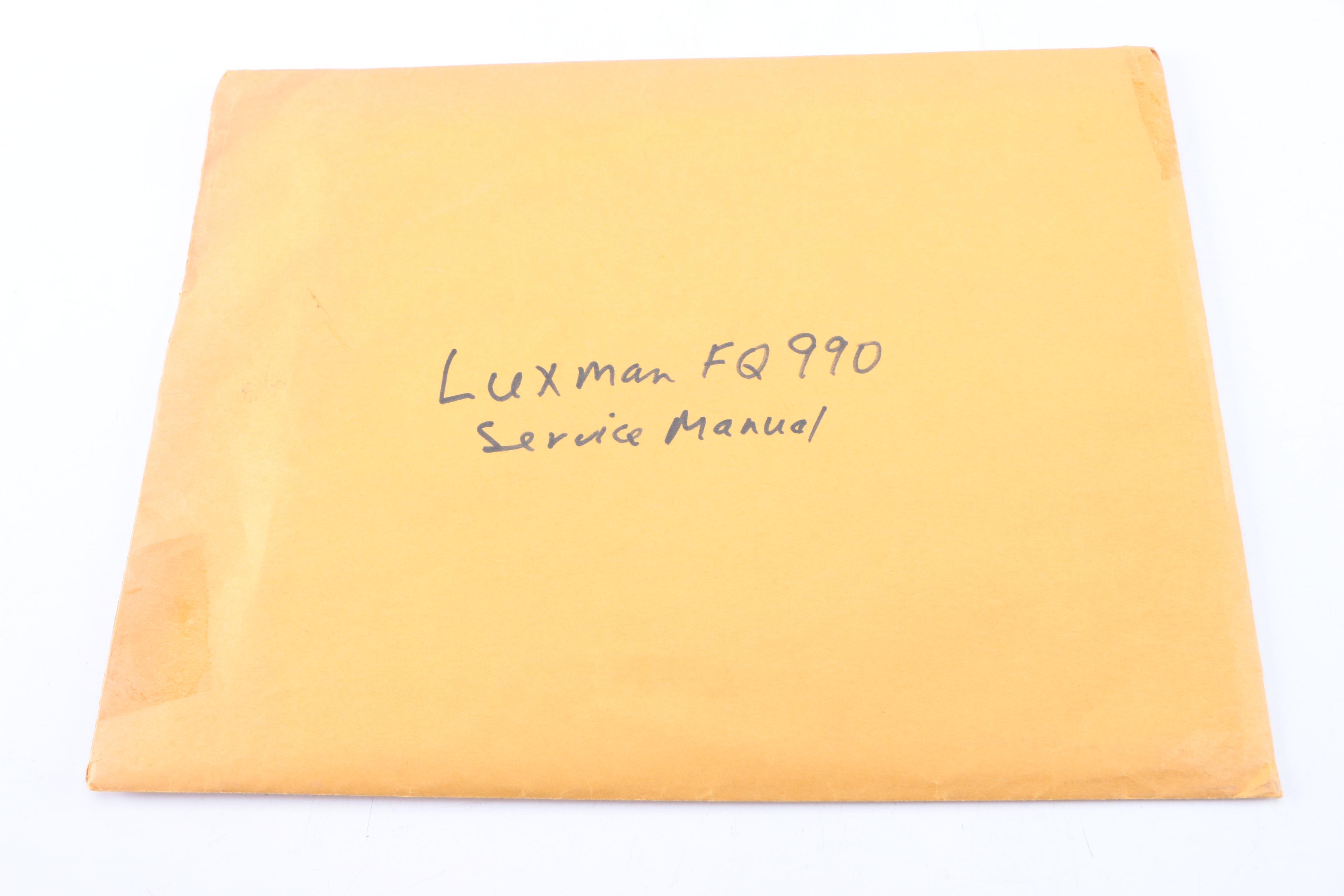 Luxman FQ 990 Solid State AM/FM Stereo Receiver