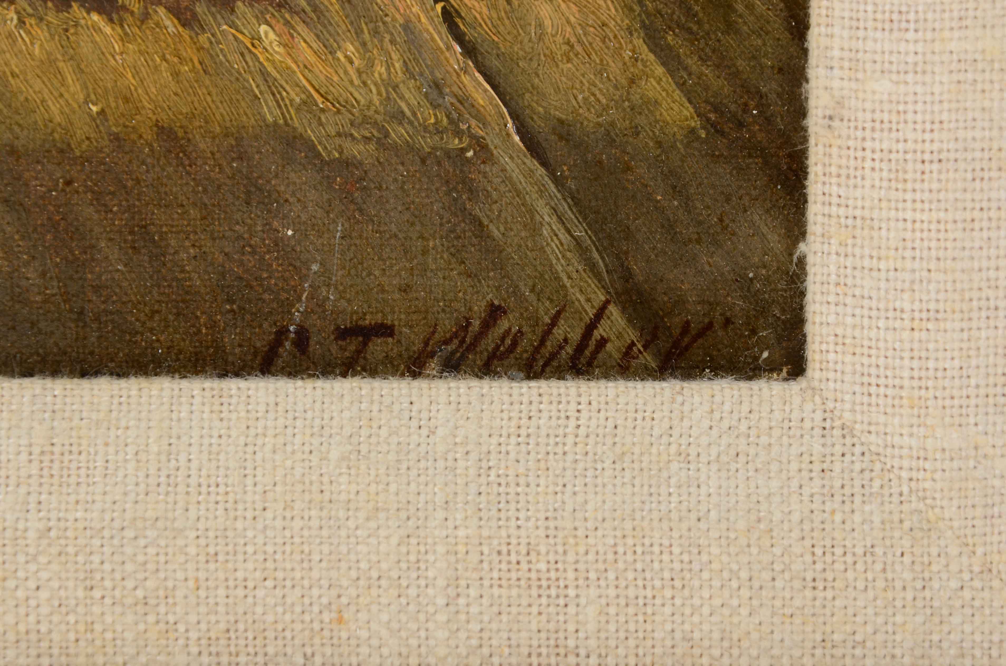 Charles Webber Original Antique Oil Painting on Canvas