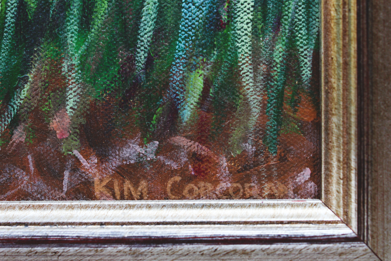 Kim Stegeman Acrylic Painting Titled "Ault Park Pavilion"