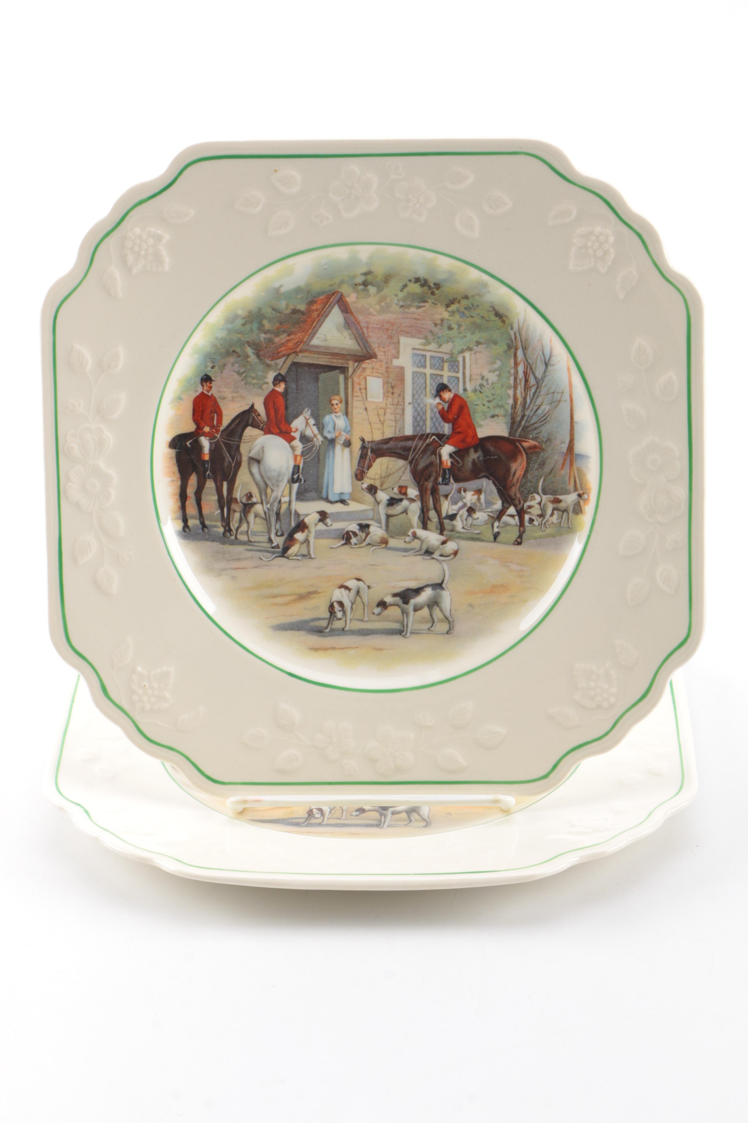 Wedgwood "Queen's Ivory" Ceramic Plates