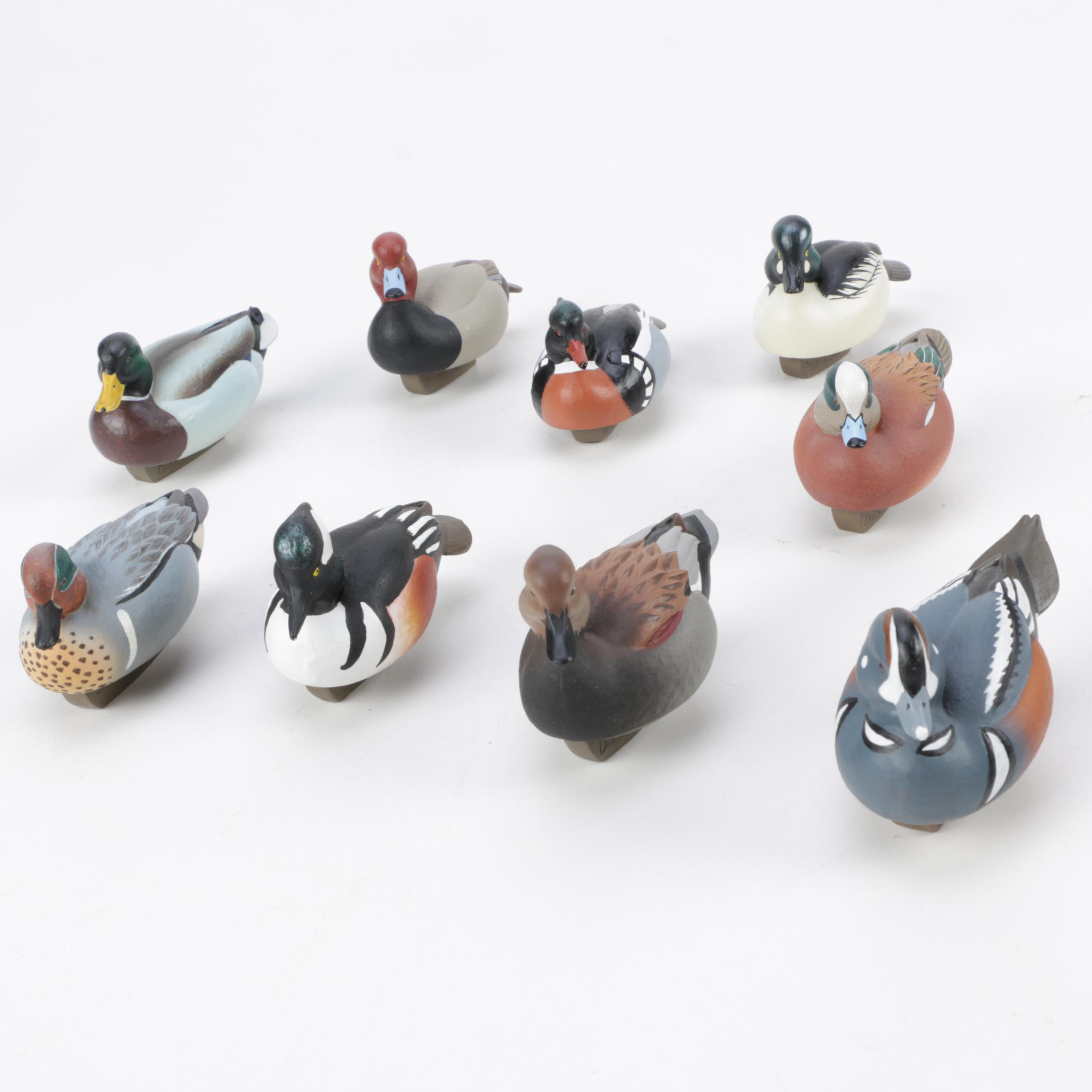 Ducks Unlimited Wooden Decoy Figurines from Jett Brunet