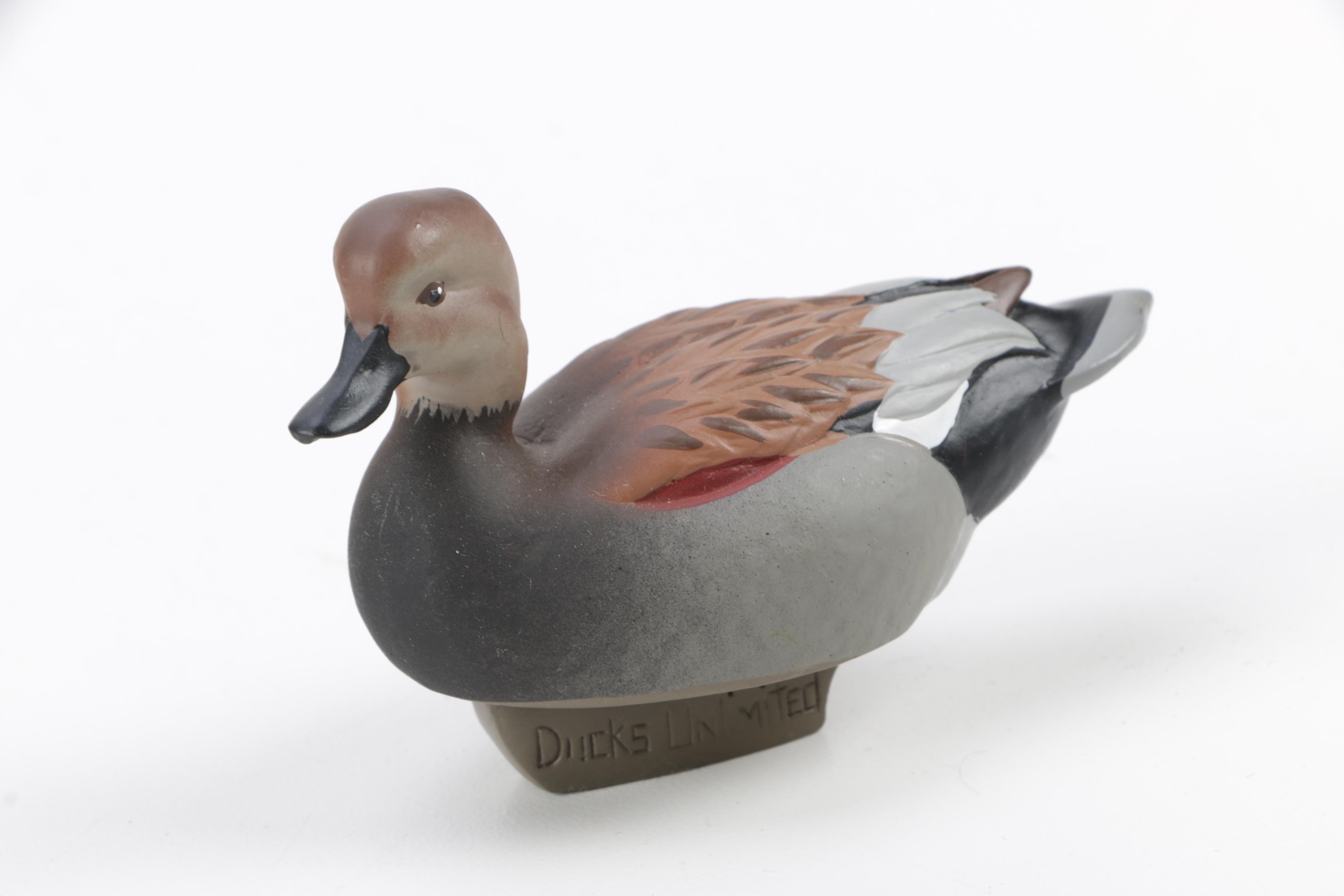 Ducks Unlimited Wooden Decoy Figurines from Jett Brunet