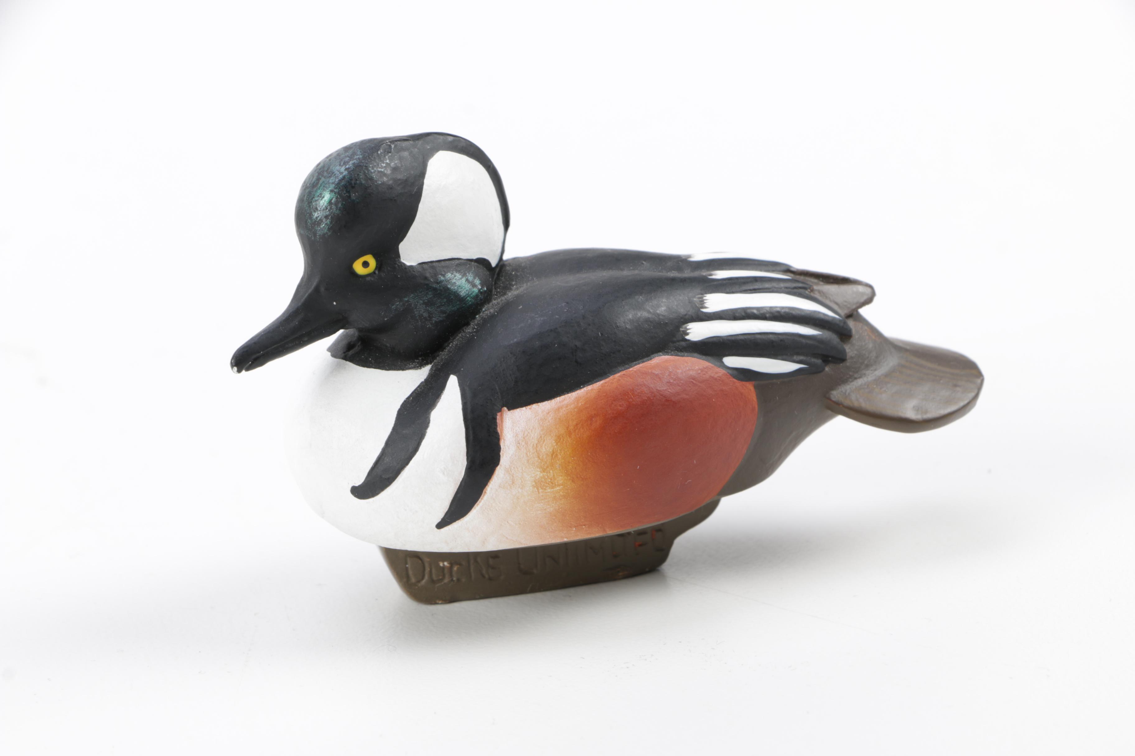 Ducks Unlimited Wooden Decoy Figurines from Jett Brunet