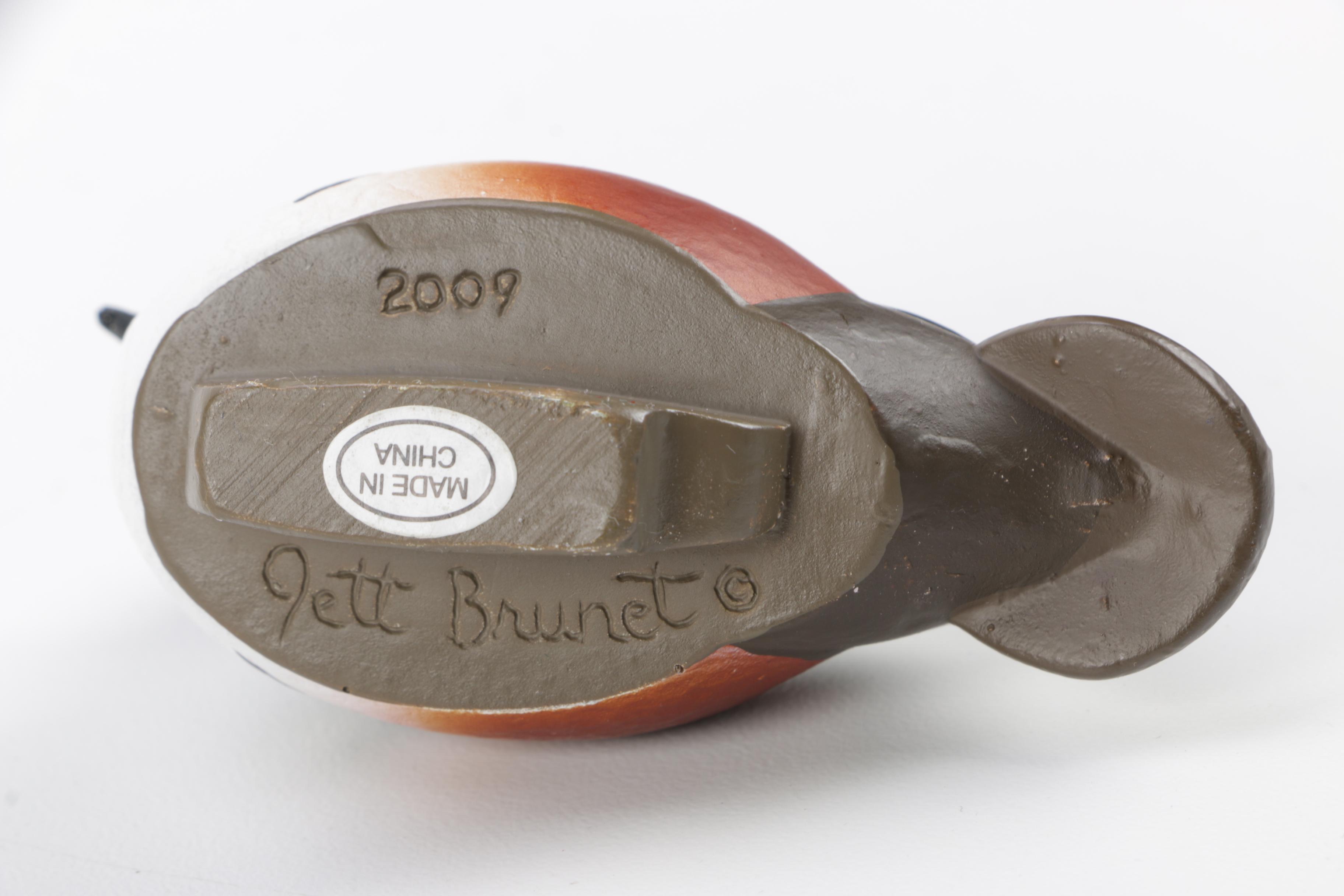 Ducks Unlimited Wooden Decoy Figurines from Jett Brunet