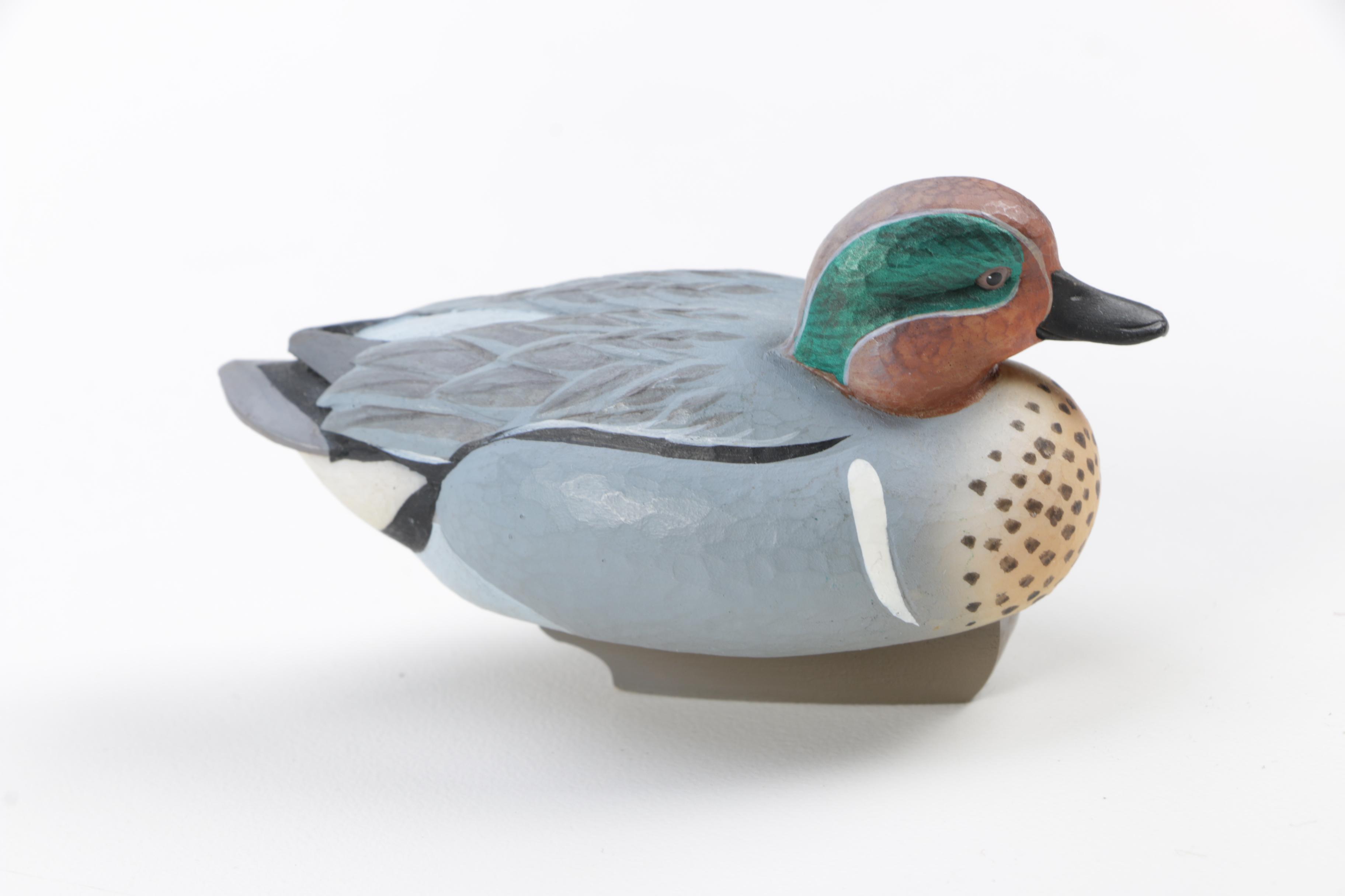 Ducks Unlimited Wooden Decoy Figurines from Jett Brunet