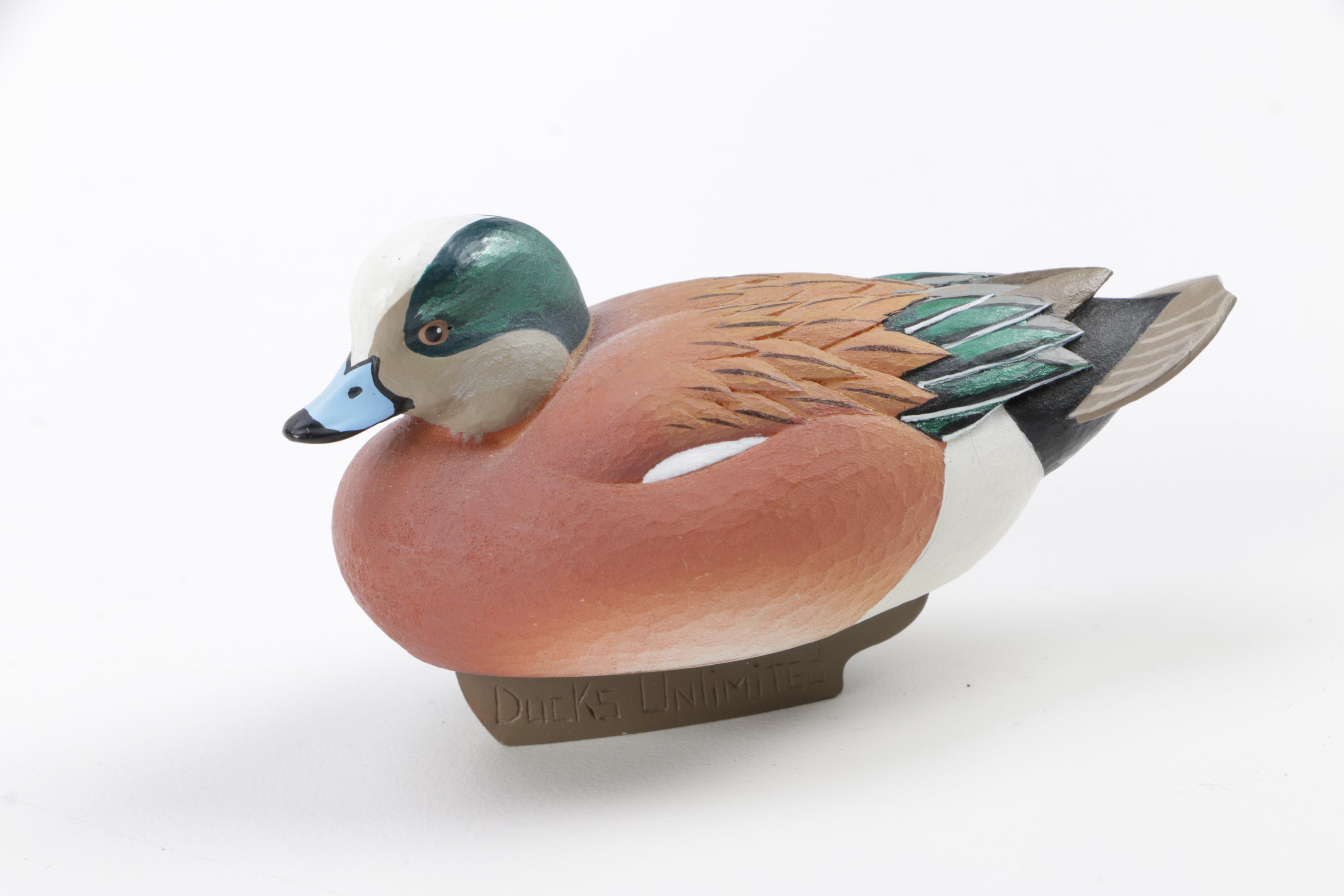 Ducks Unlimited Wooden Decoy Figurines from Jett Brunet