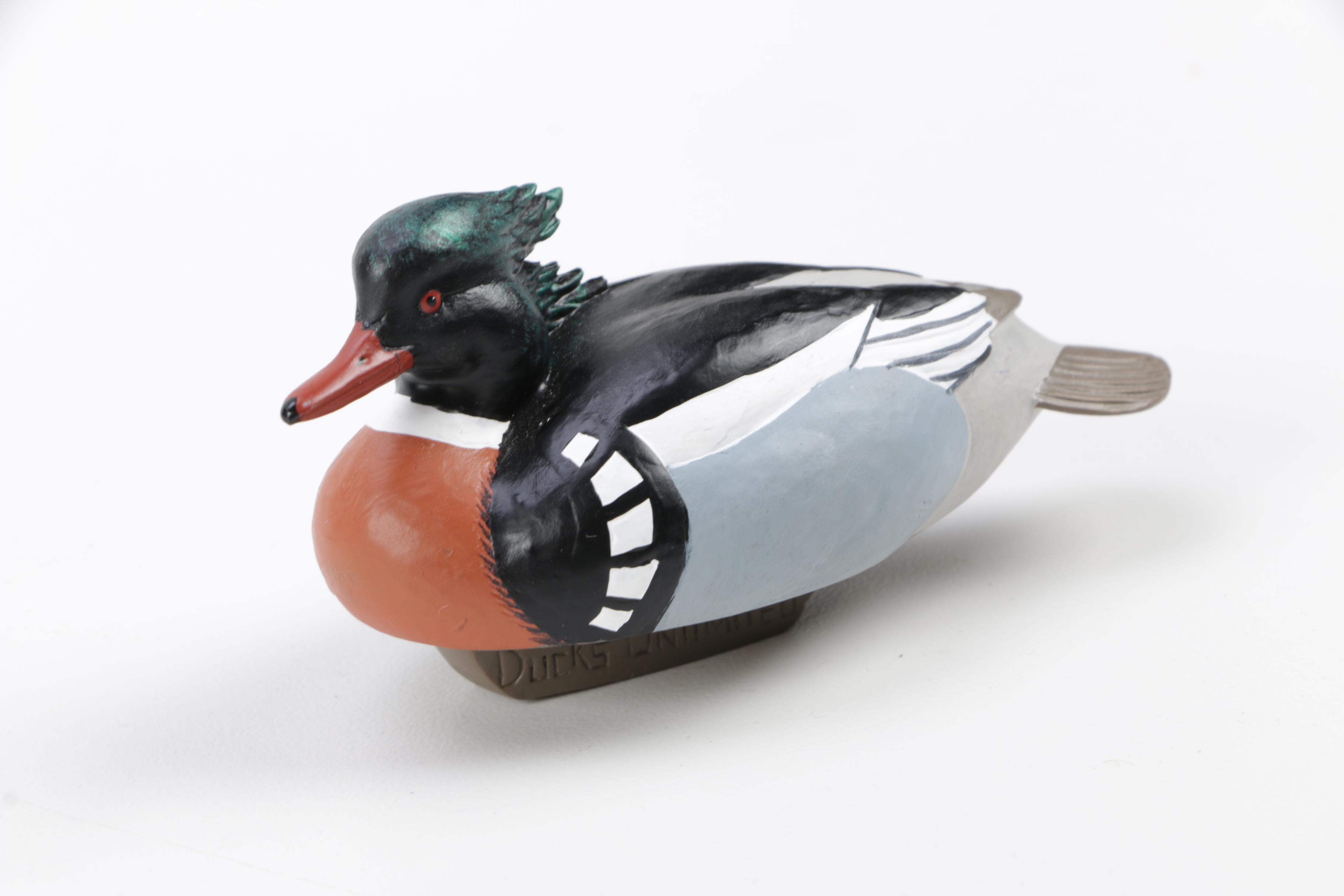 Ducks Unlimited Wooden Decoy Figurines from Jett Brunet