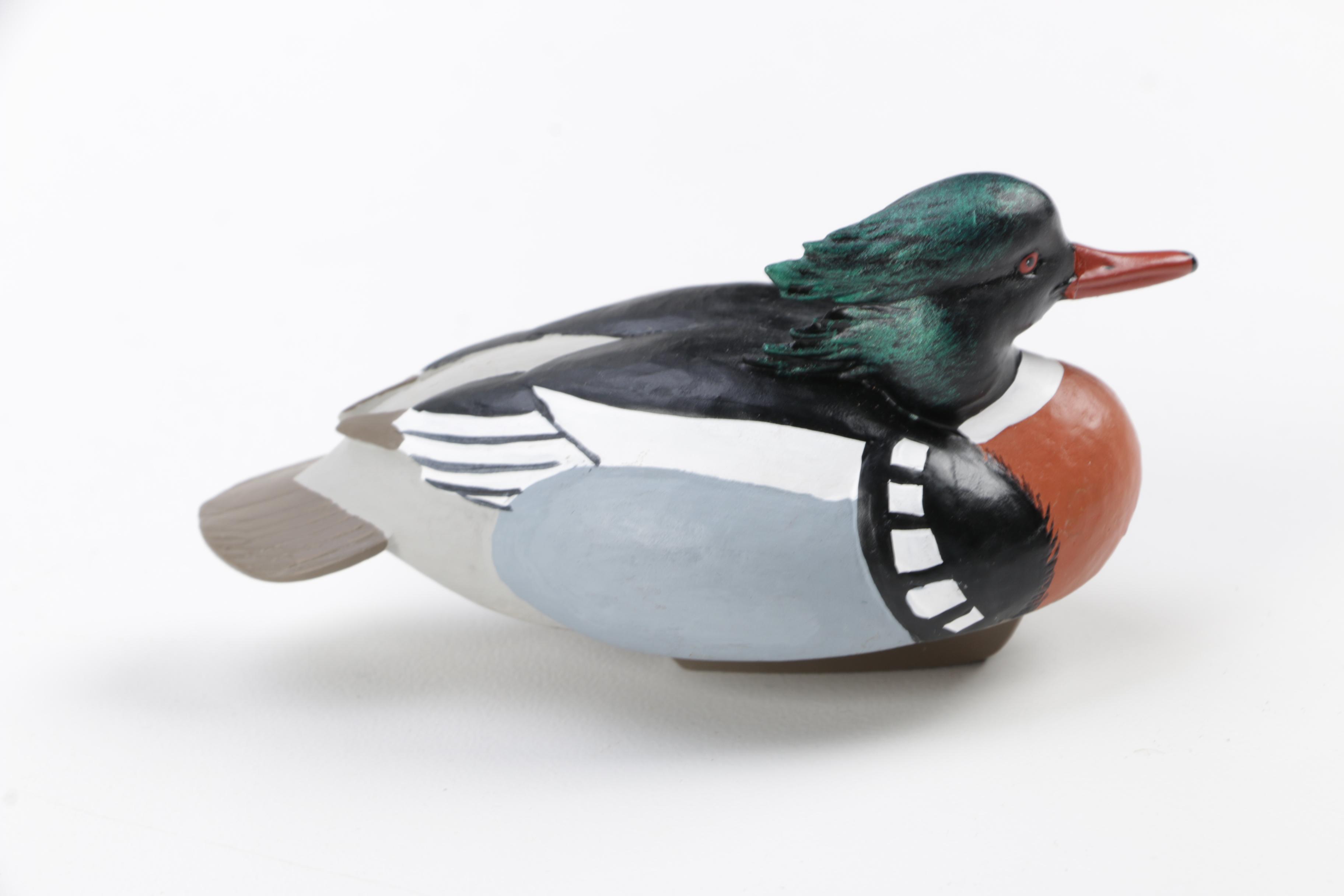 Ducks Unlimited Wooden Decoy Figurines from Jett Brunet