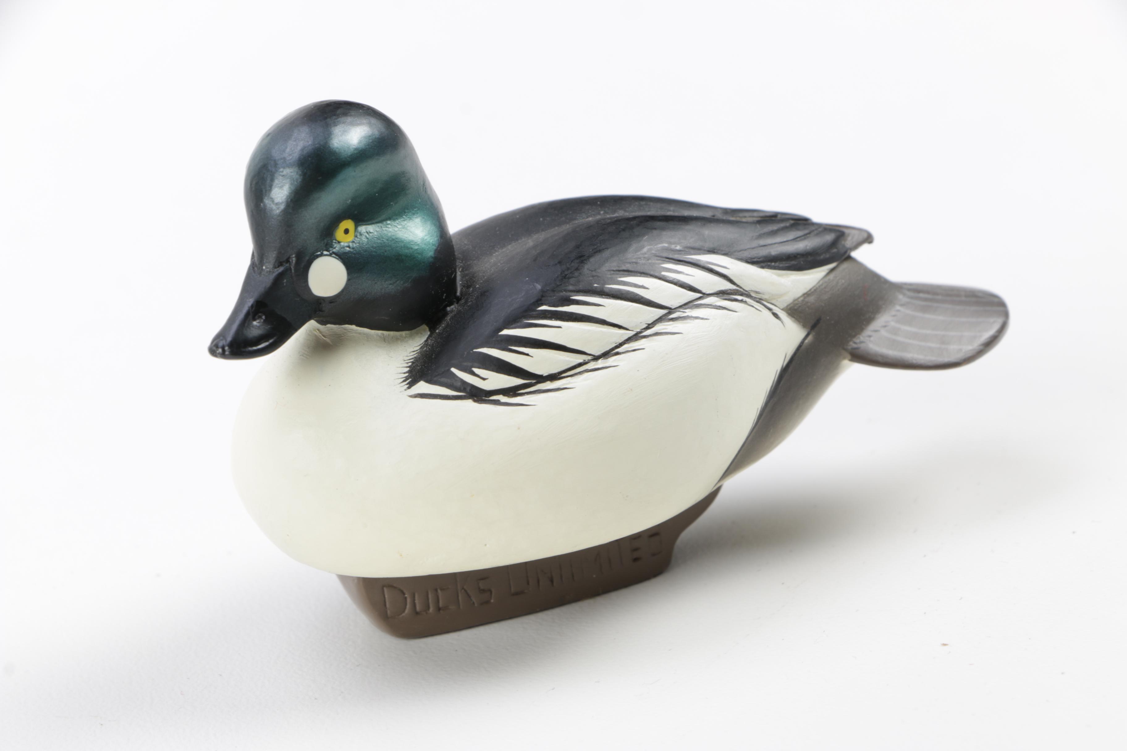 Ducks Unlimited Wooden Decoy Figurines from Jett Brunet