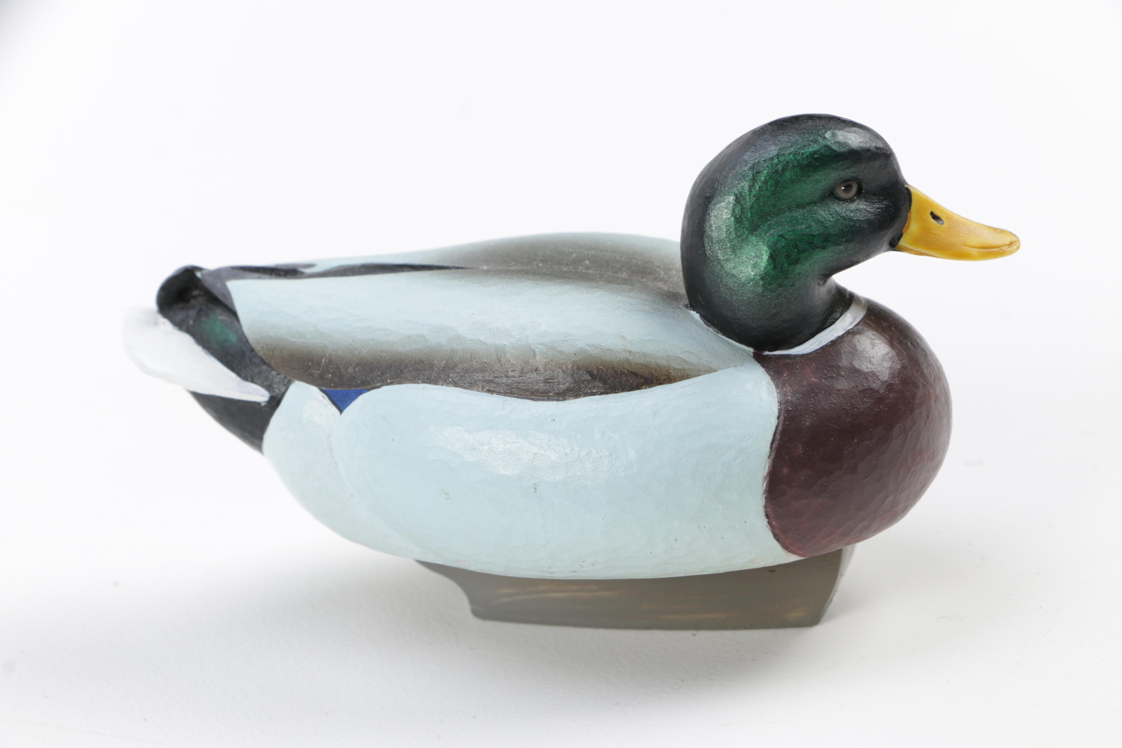 Ducks Unlimited Wooden Decoy Figurines from Jett Brunet