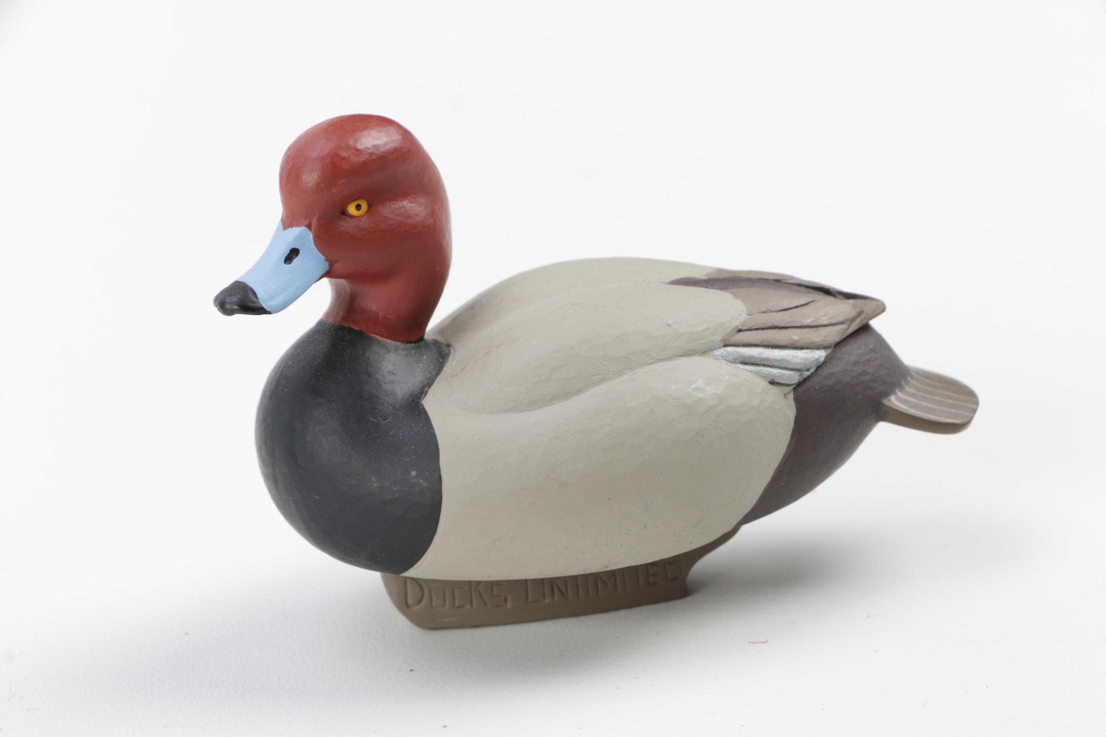 Ducks Unlimited Wooden Decoy Figurines from Jett Brunet