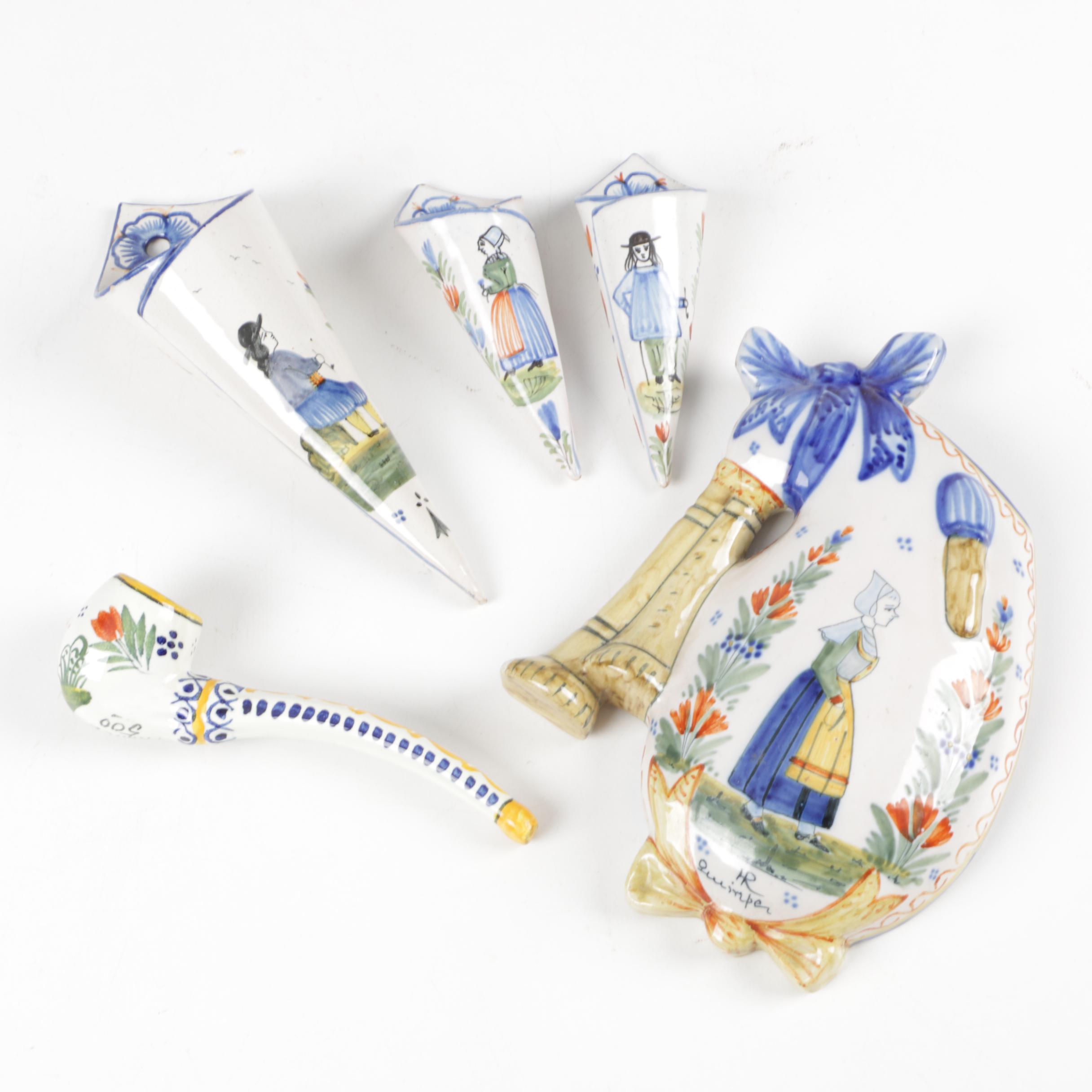 Henriot Quimper French Faïence Decor