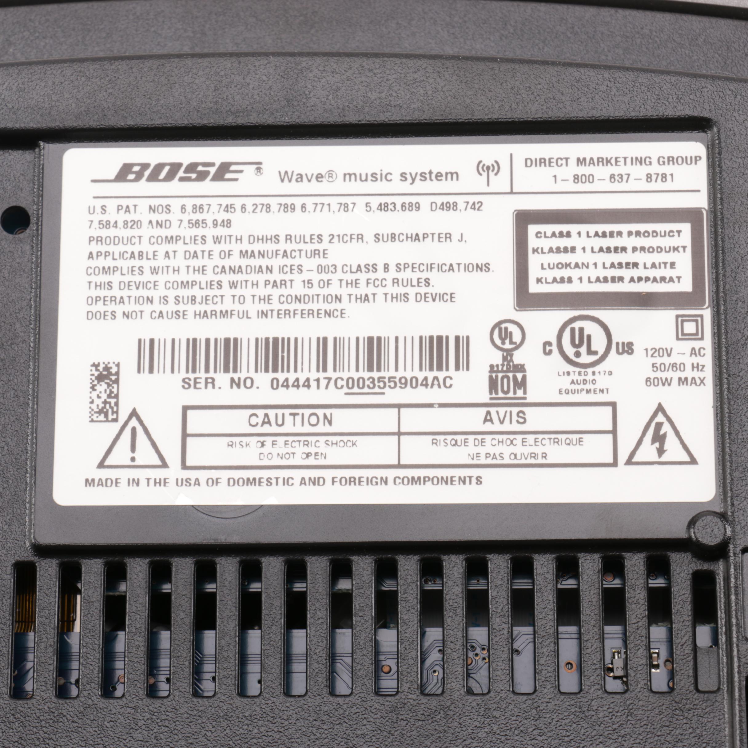 Bose Wave Music System