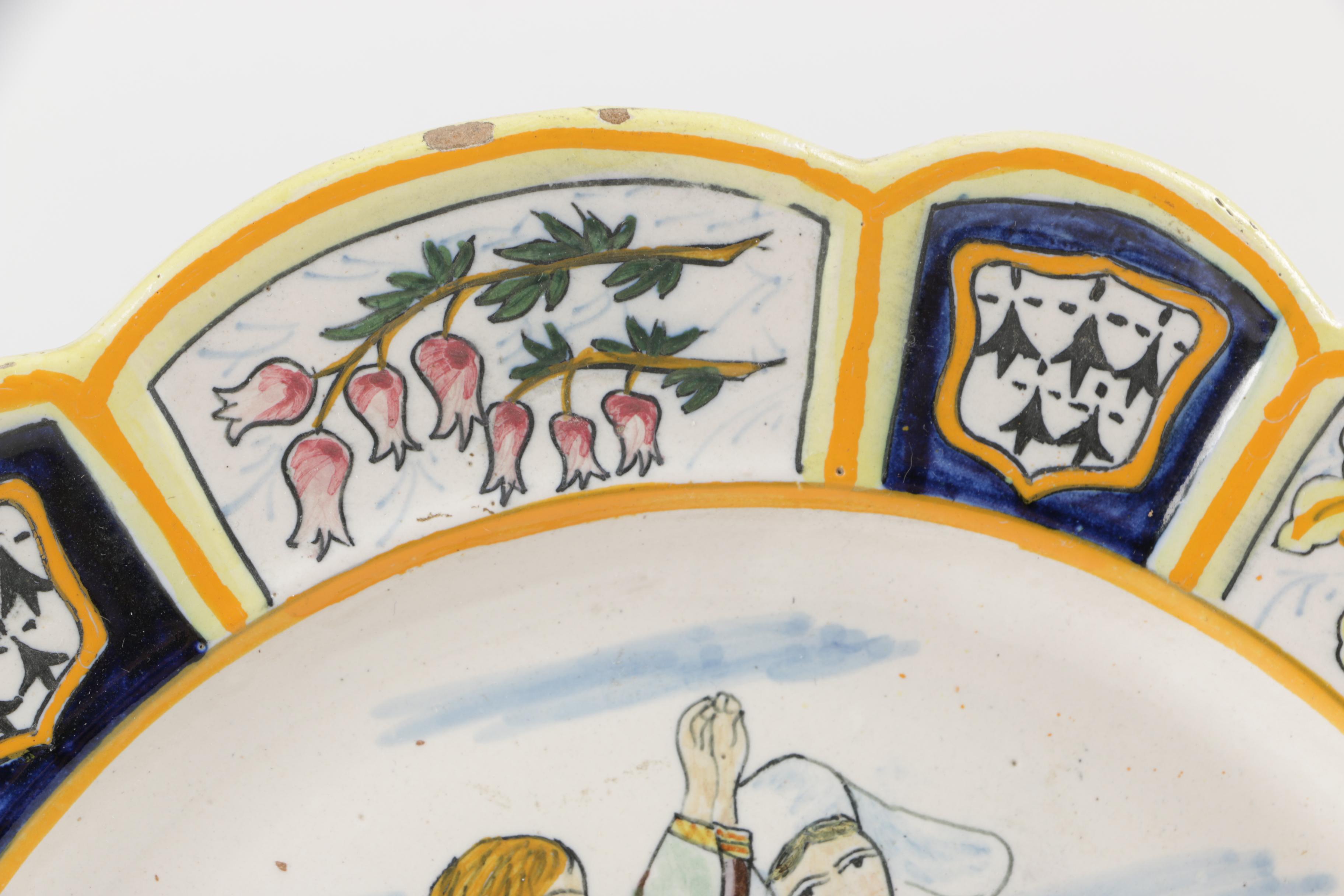Vintage Henriot Quimper Faïence Dish