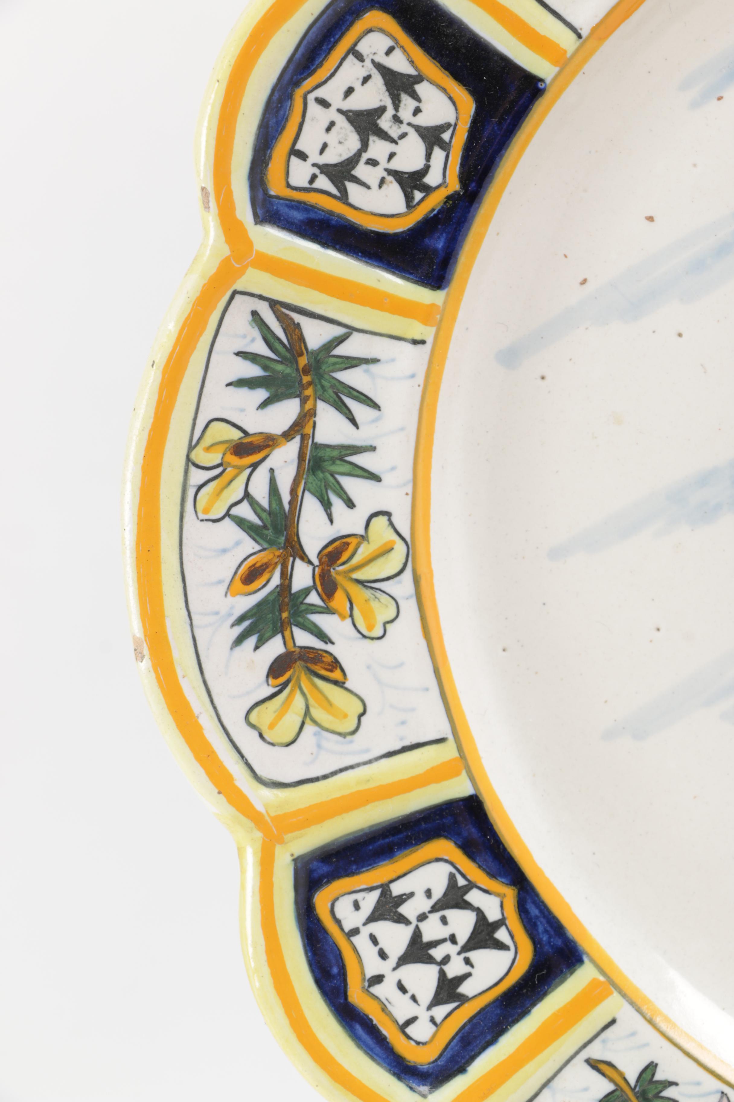 Vintage Henriot Quimper Faïence Dish