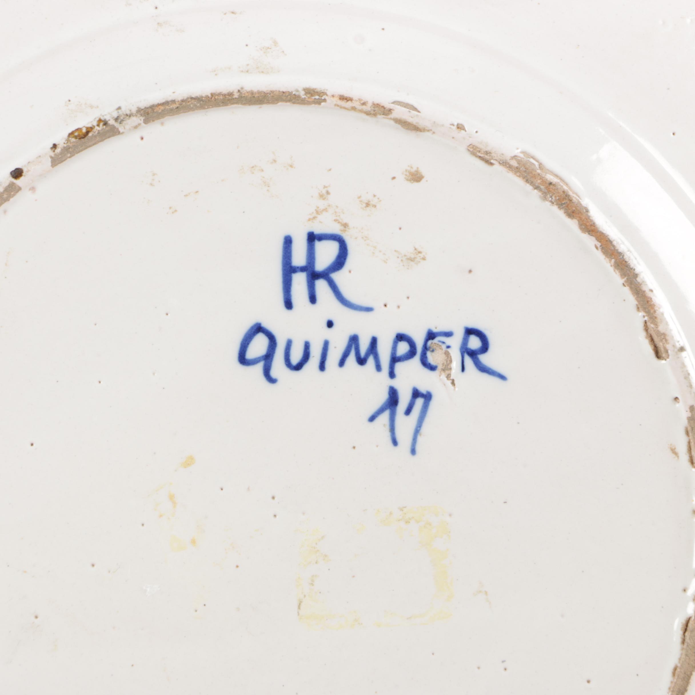 Vintage Henriot Quimper Faïence Dish