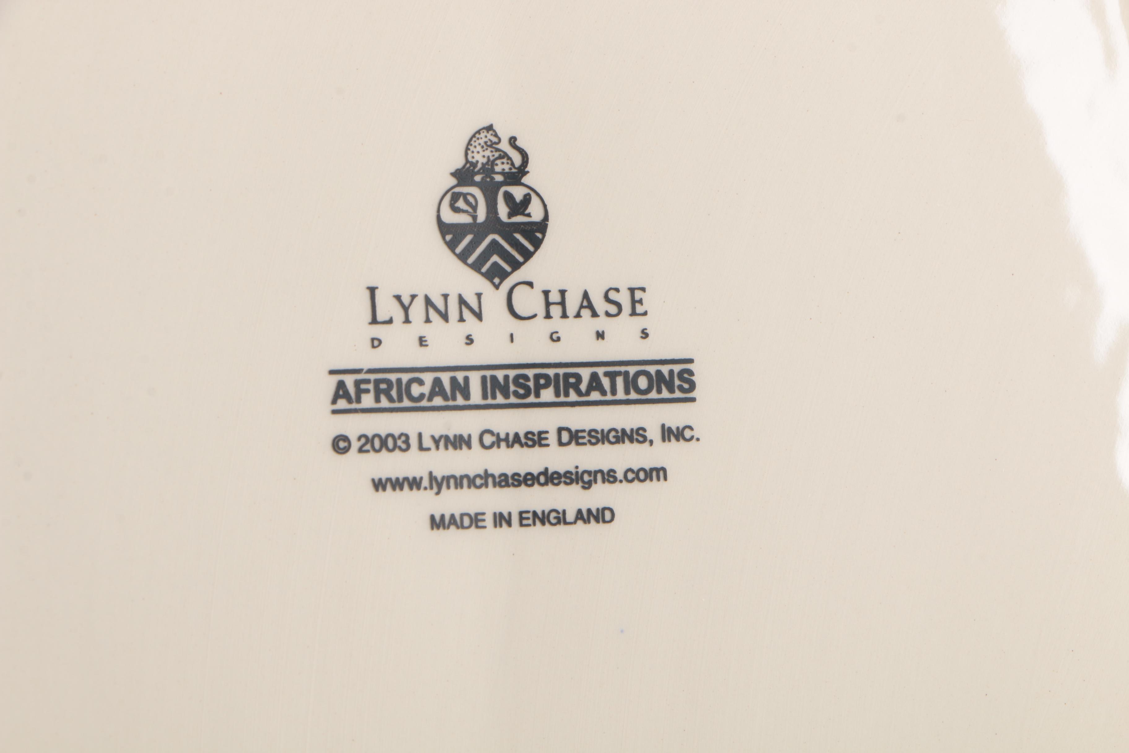 Collection of Lynn Chase Designs Cheetah Themed Decor