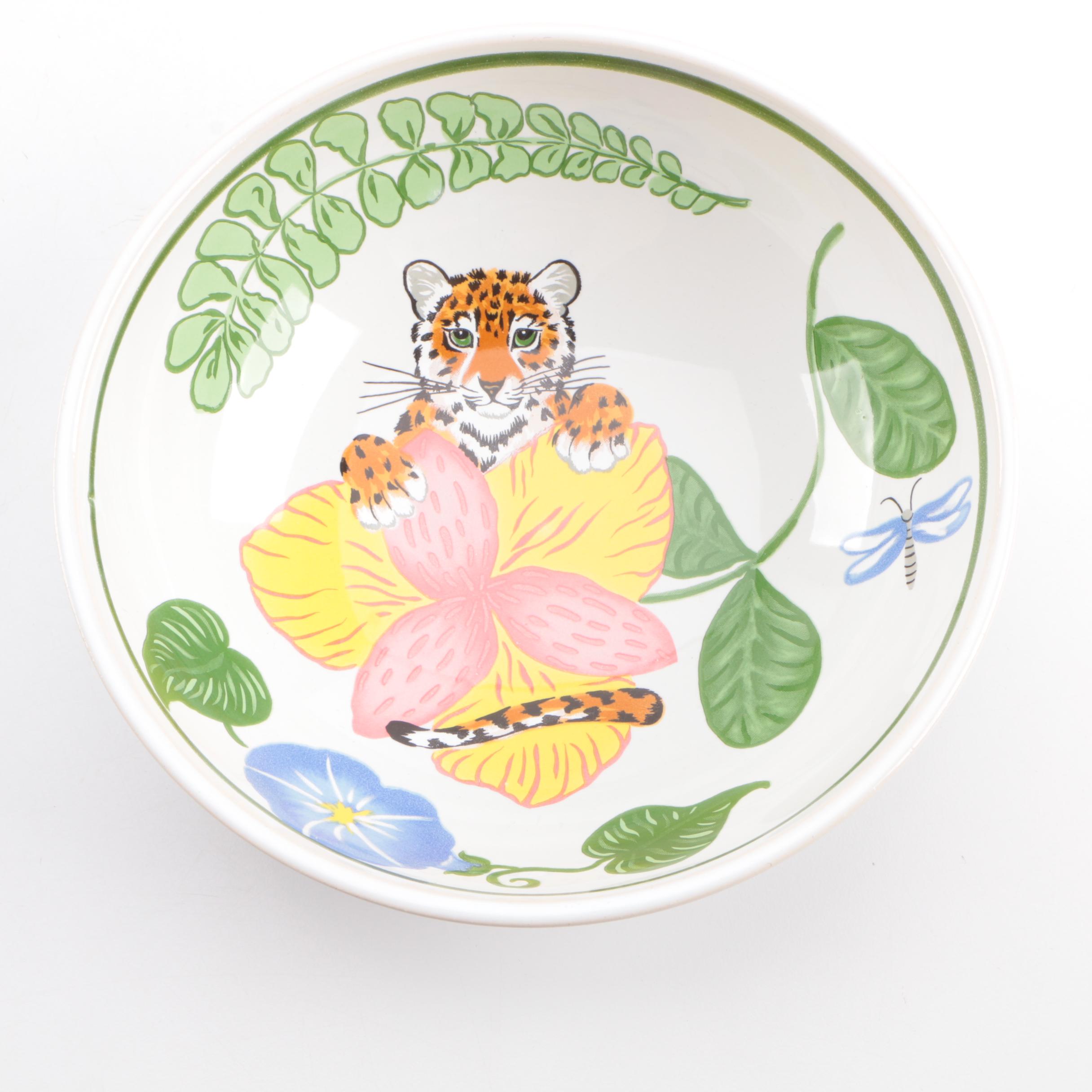 Collection of Lynn Chase Designs Cheetah Themed Decor