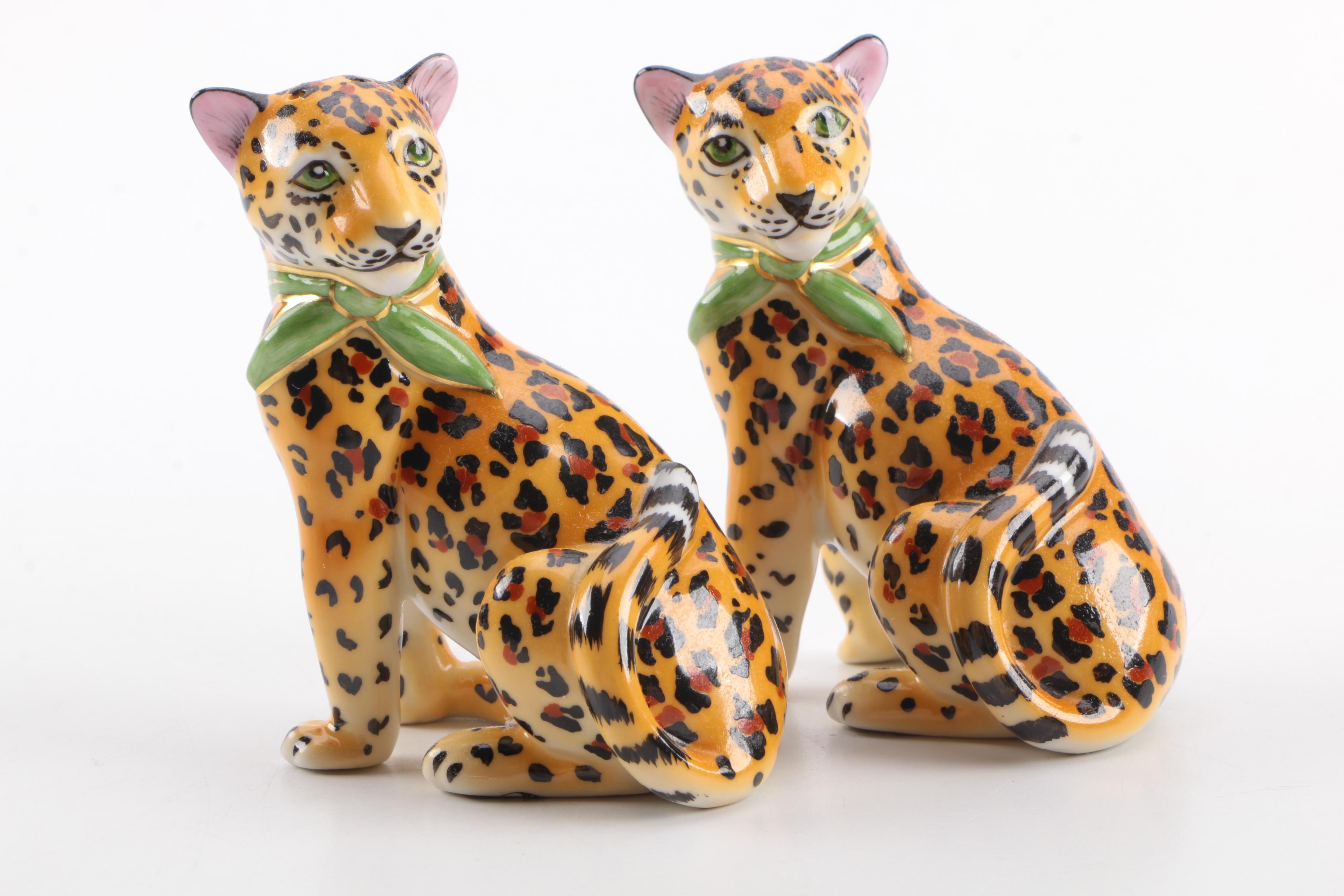 Collection of Lynn Chase Designs Cheetah Themed Decor