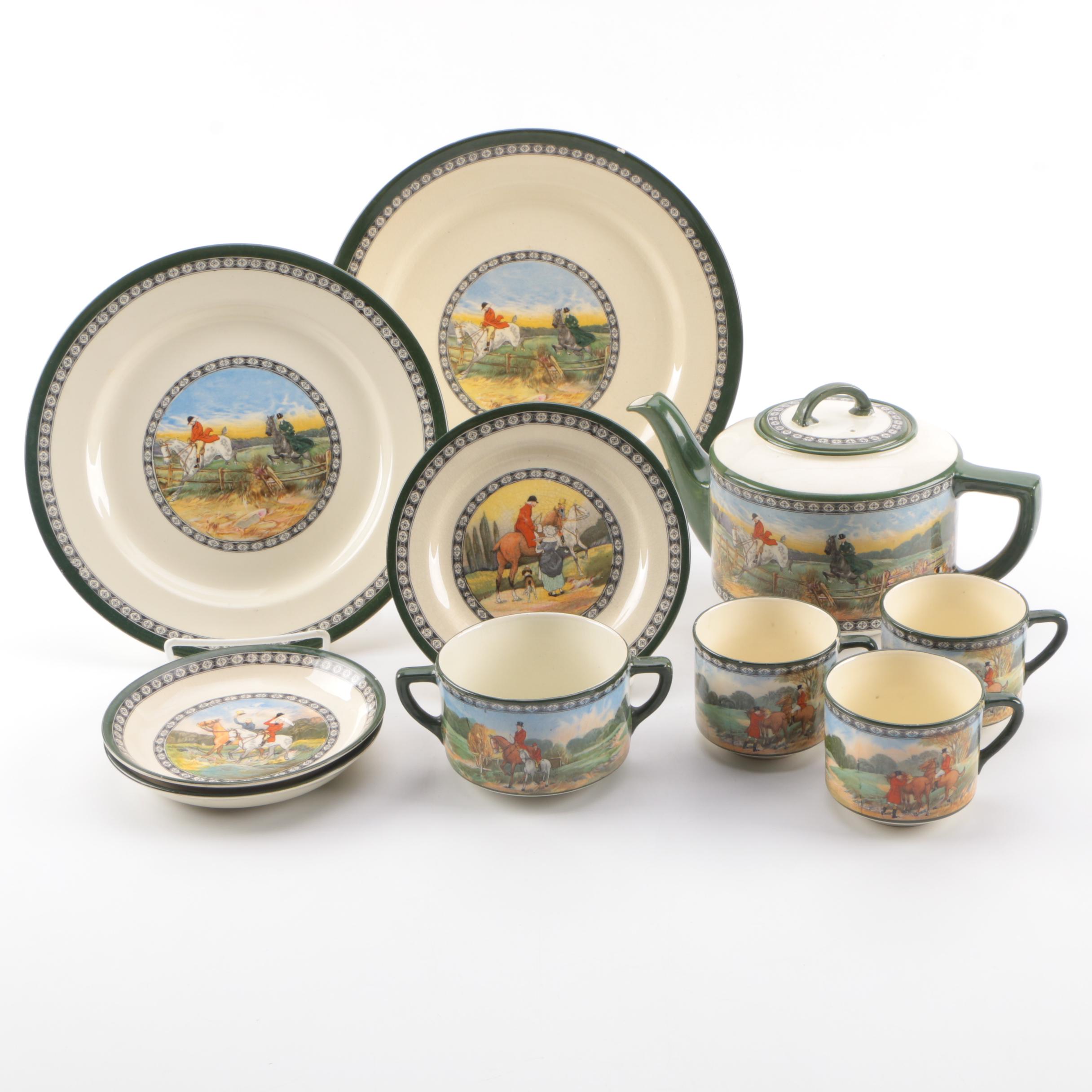 Royal Doulton "Quorn Hunt" Tea Set