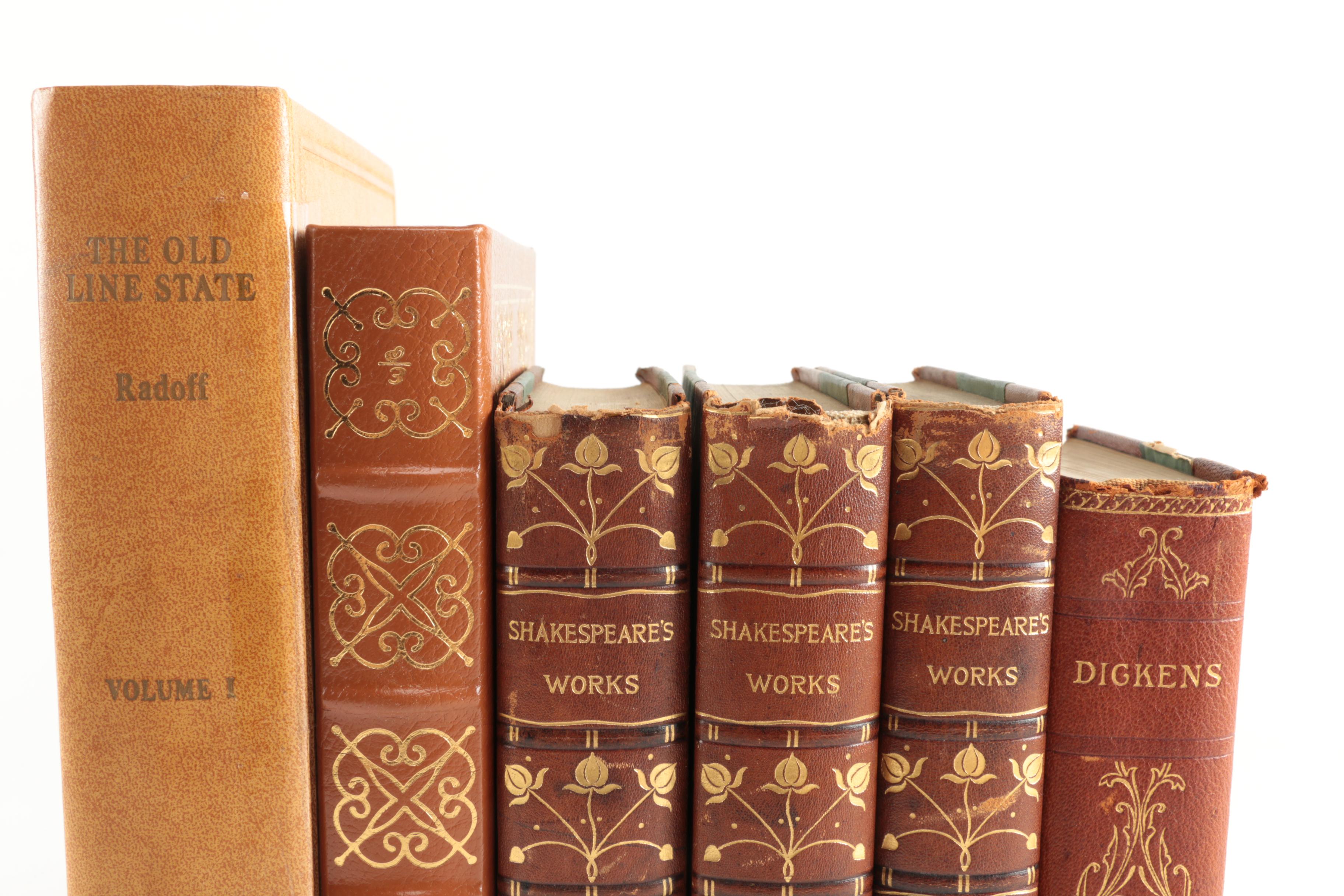 Assorted Vintage Hardcover Books  Featuring William Shakespeare
