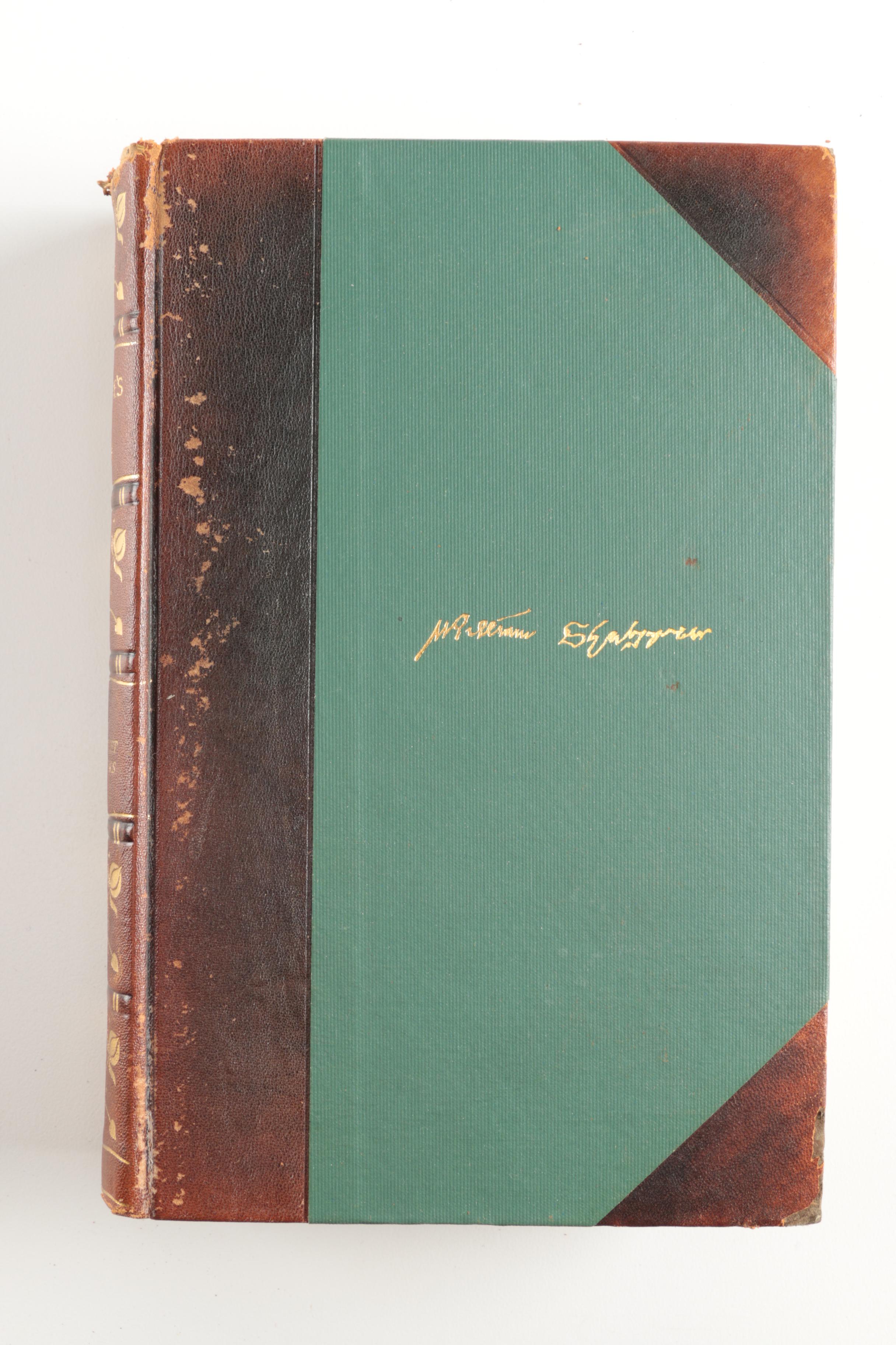 Assorted Vintage Hardcover Books  Featuring William Shakespeare