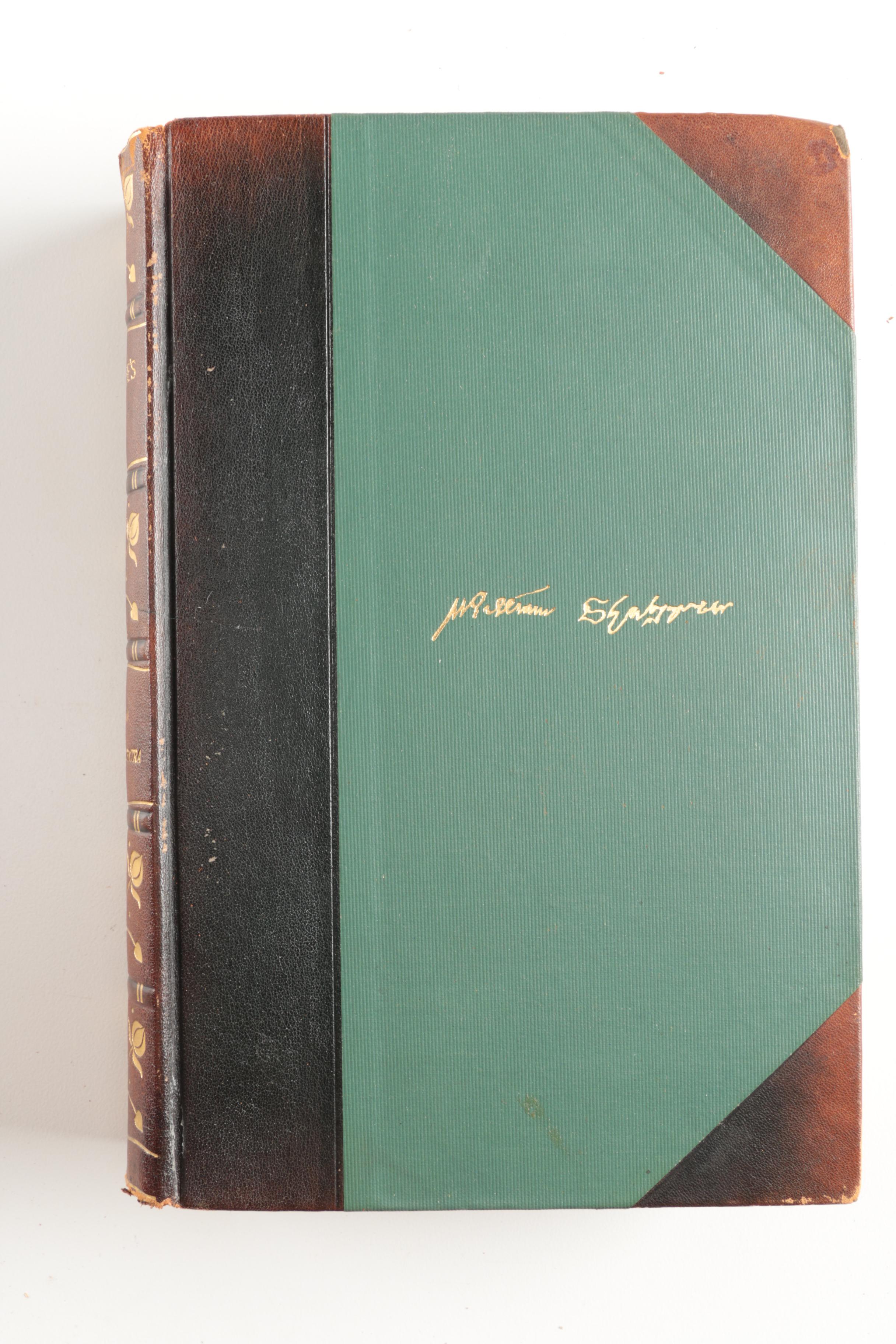 Assorted Vintage Hardcover Books  Featuring William Shakespeare