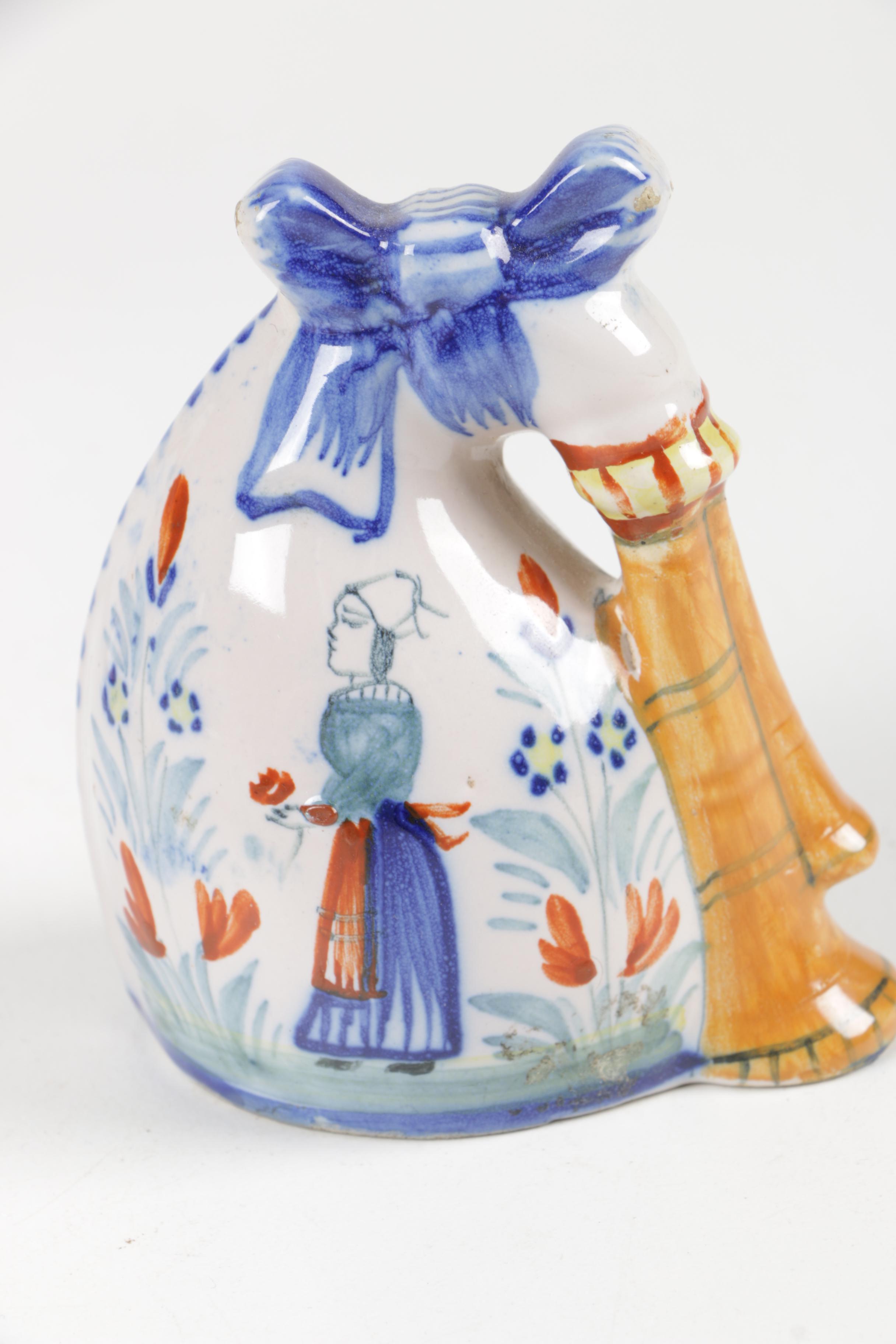 Pottery Collection Including Henriot Quimper