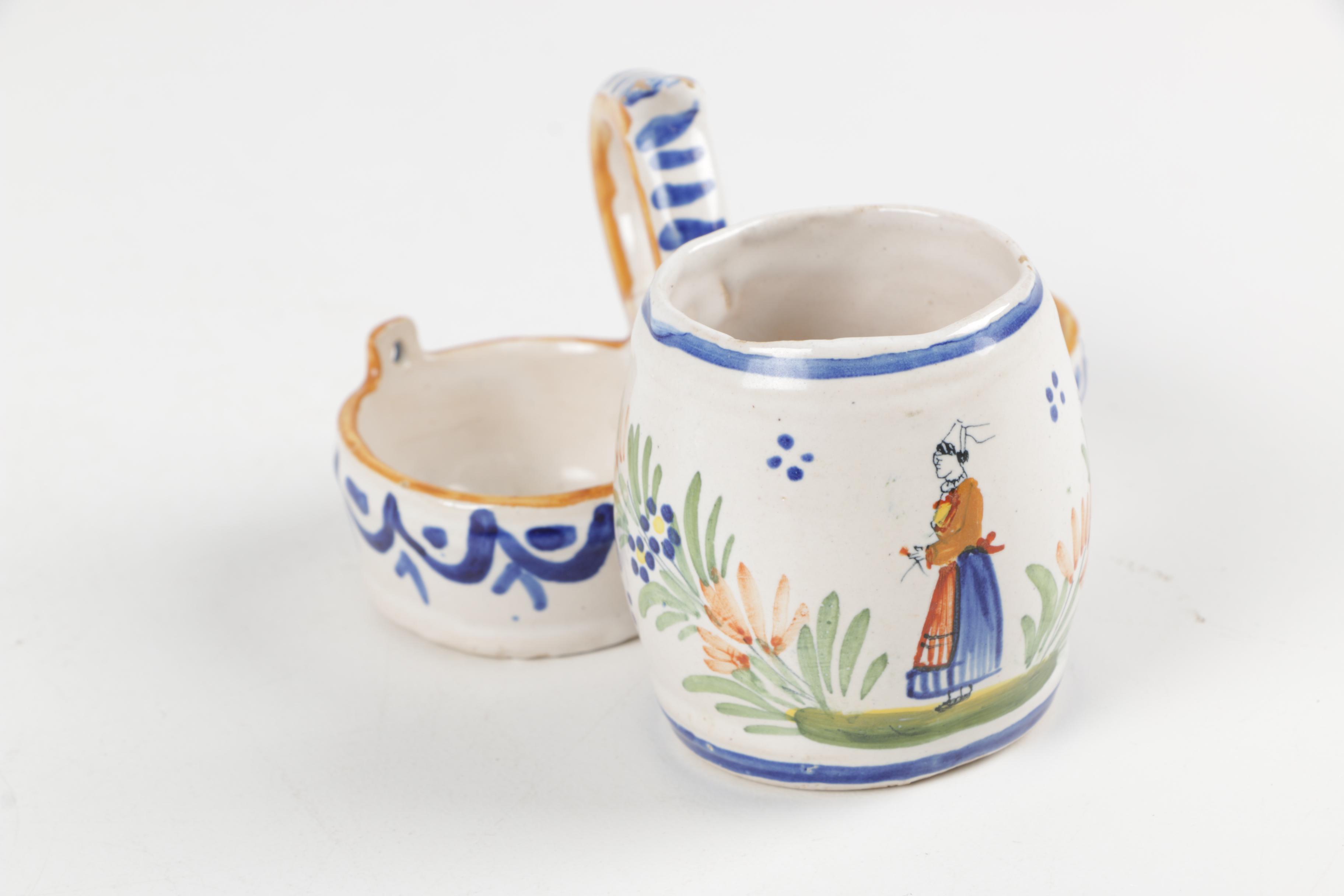 Pottery Collection Including Henriot Quimper