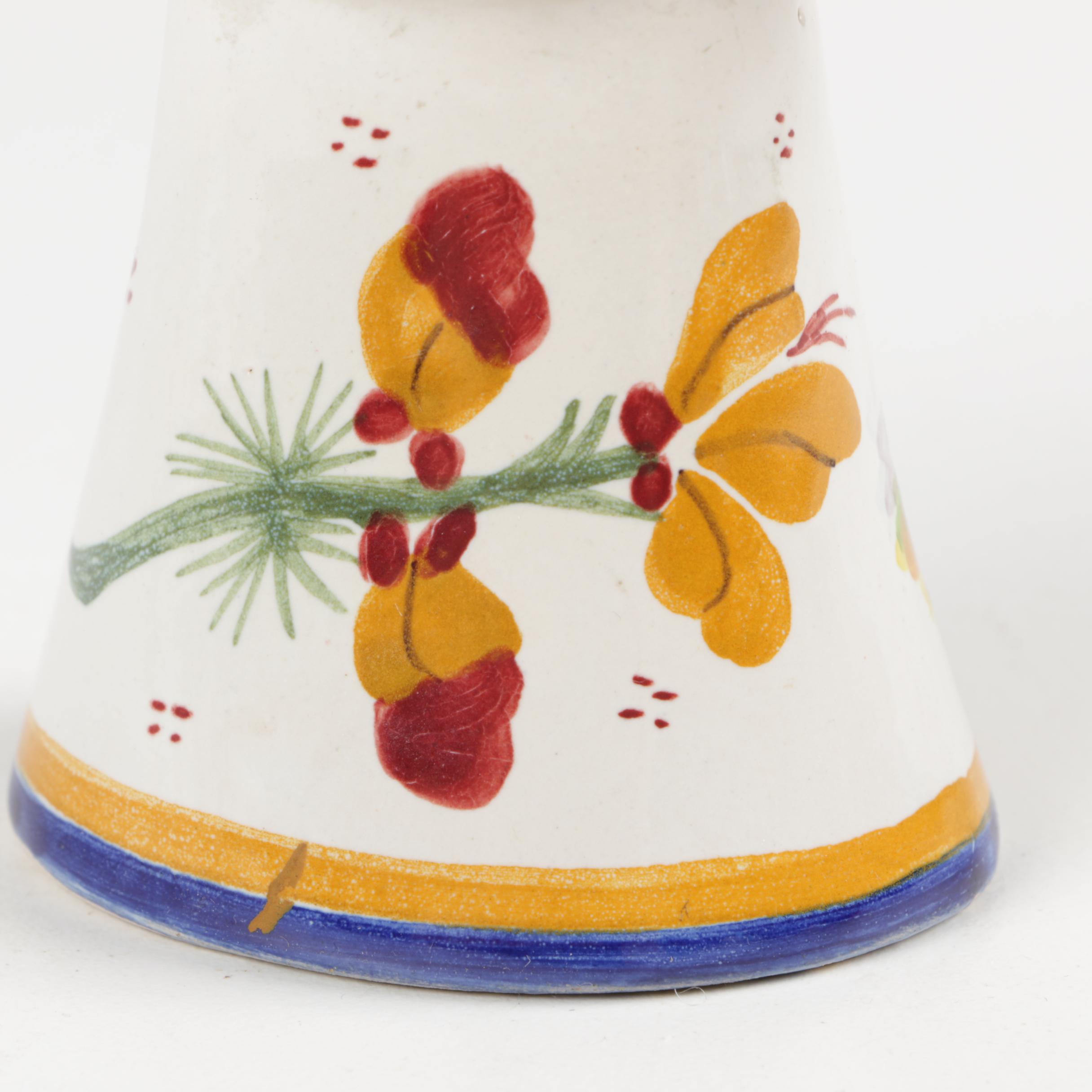 Pottery Collection Including Henriot Quimper