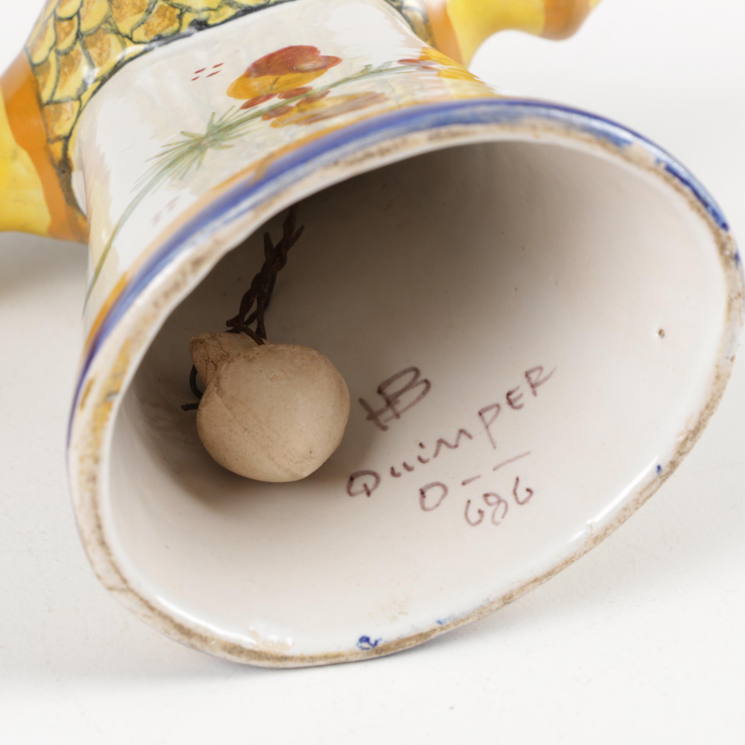 Pottery Collection Including Henriot Quimper