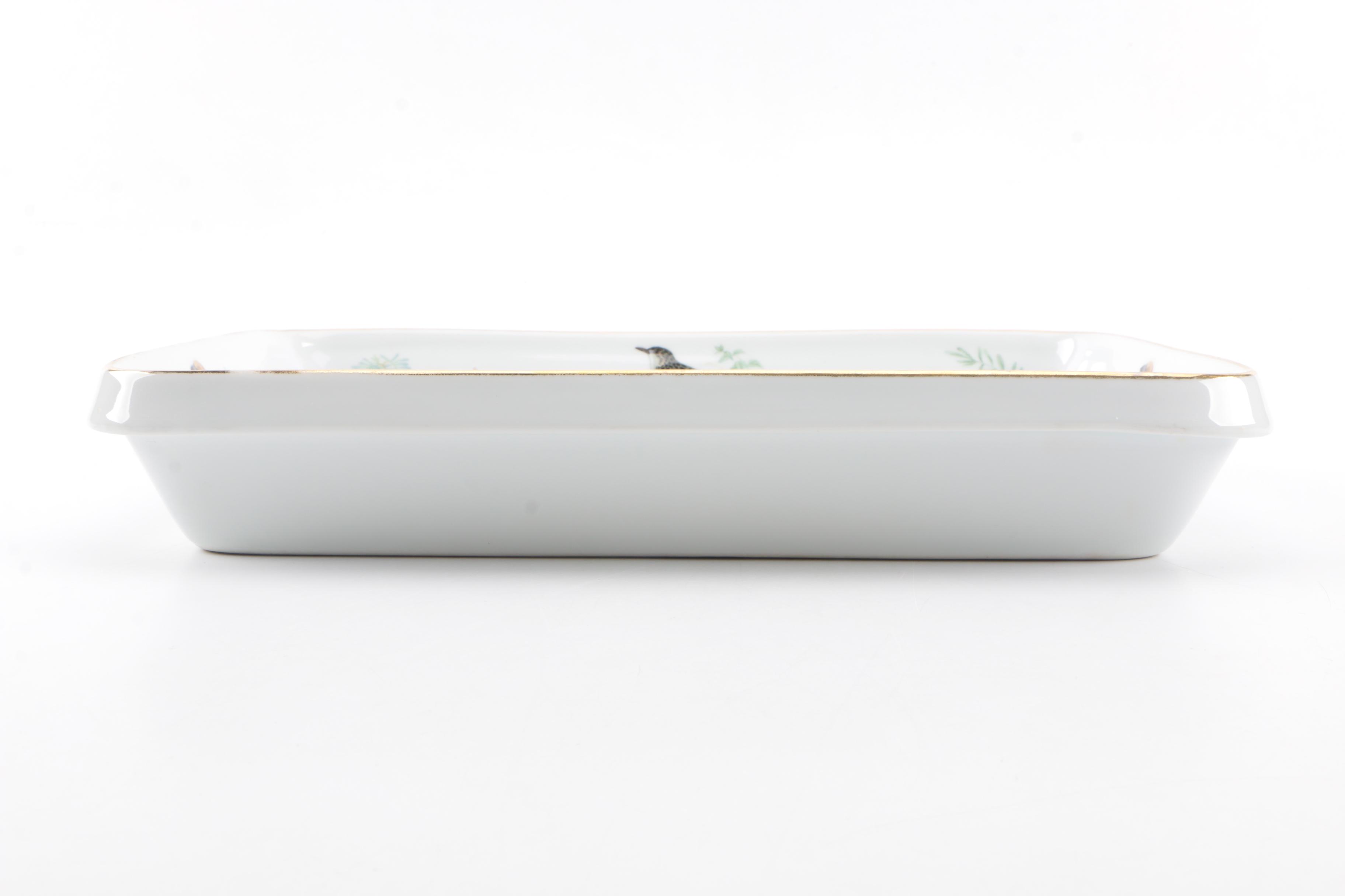 French Porcelain Serveware Featuring Louis Lourioux